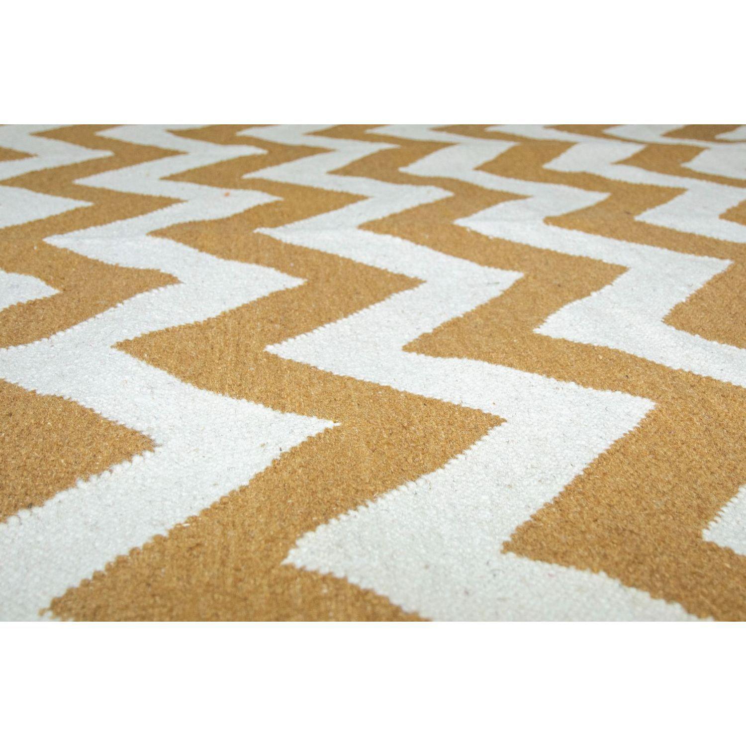 Alfombra BAZHARS  Kelim Pau Gall 10 NatW  140x200 cm Beige-3