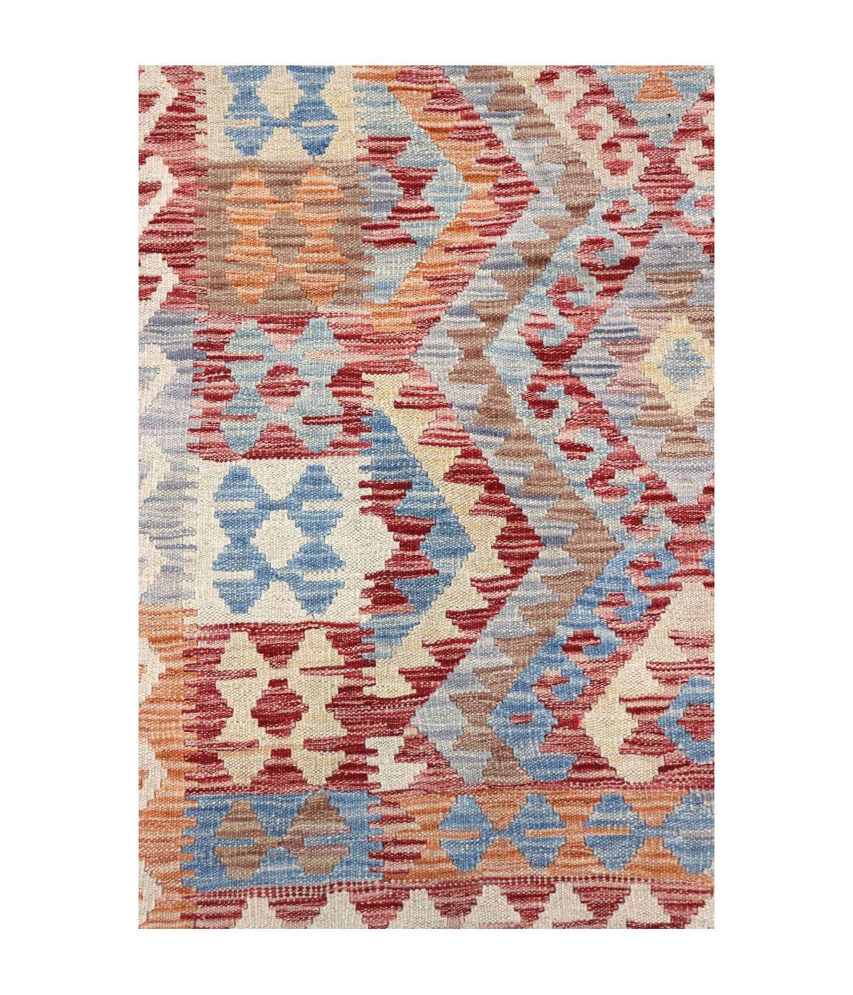 Alfombra BAZHARS Kilim Vegi MP804 255x168 cm Multicolor-4