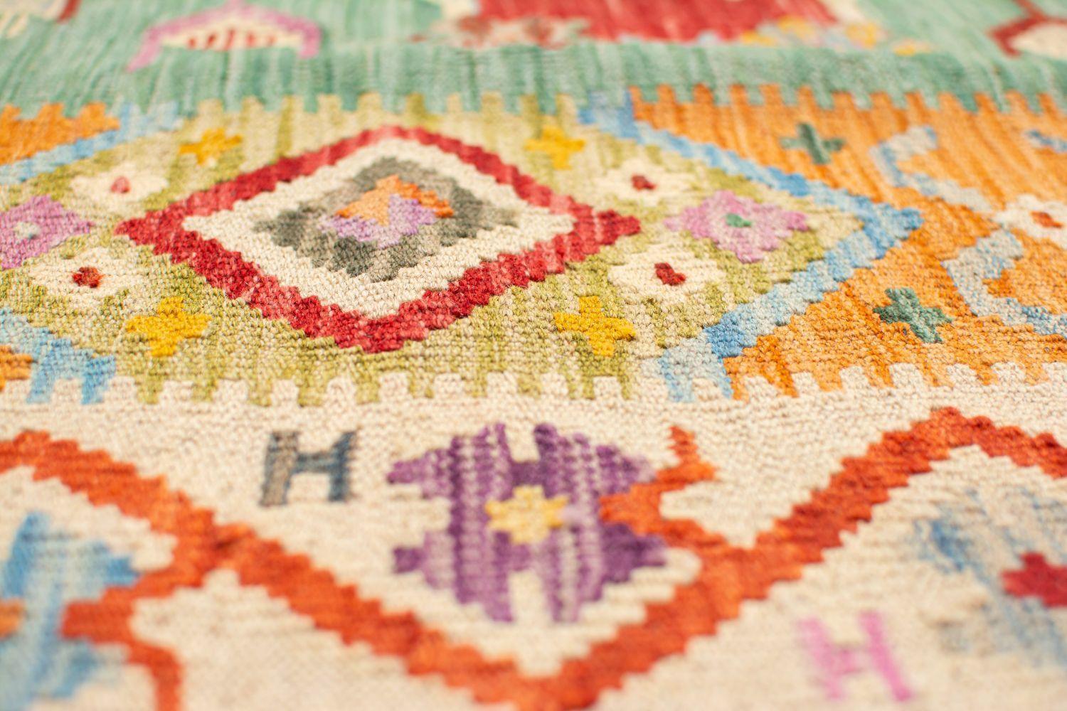 Alfombra Artesanal Bazhars Kelim Vegi 192x154 cm-3