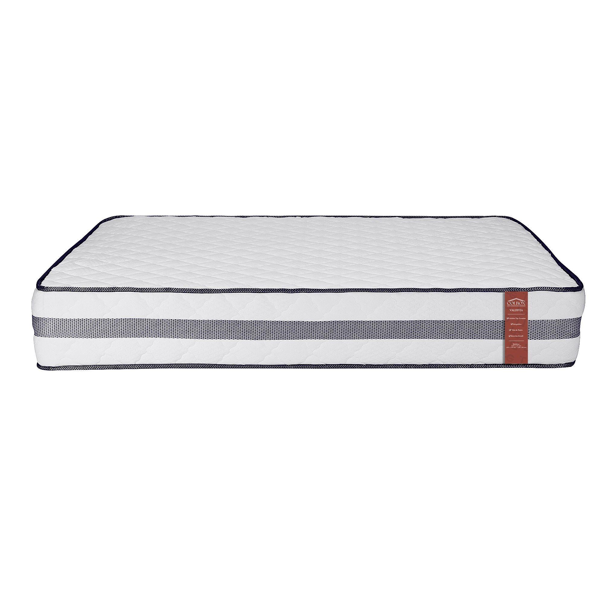 Colchón Valdivia 2 Plazas Gris 150x190x30 Cm-2