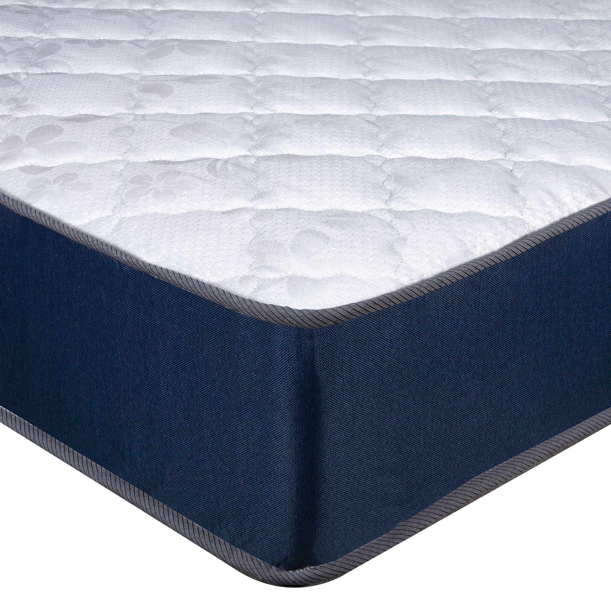 Colchón América 1.5 Plazas Azul 105x190x23 Cm-3