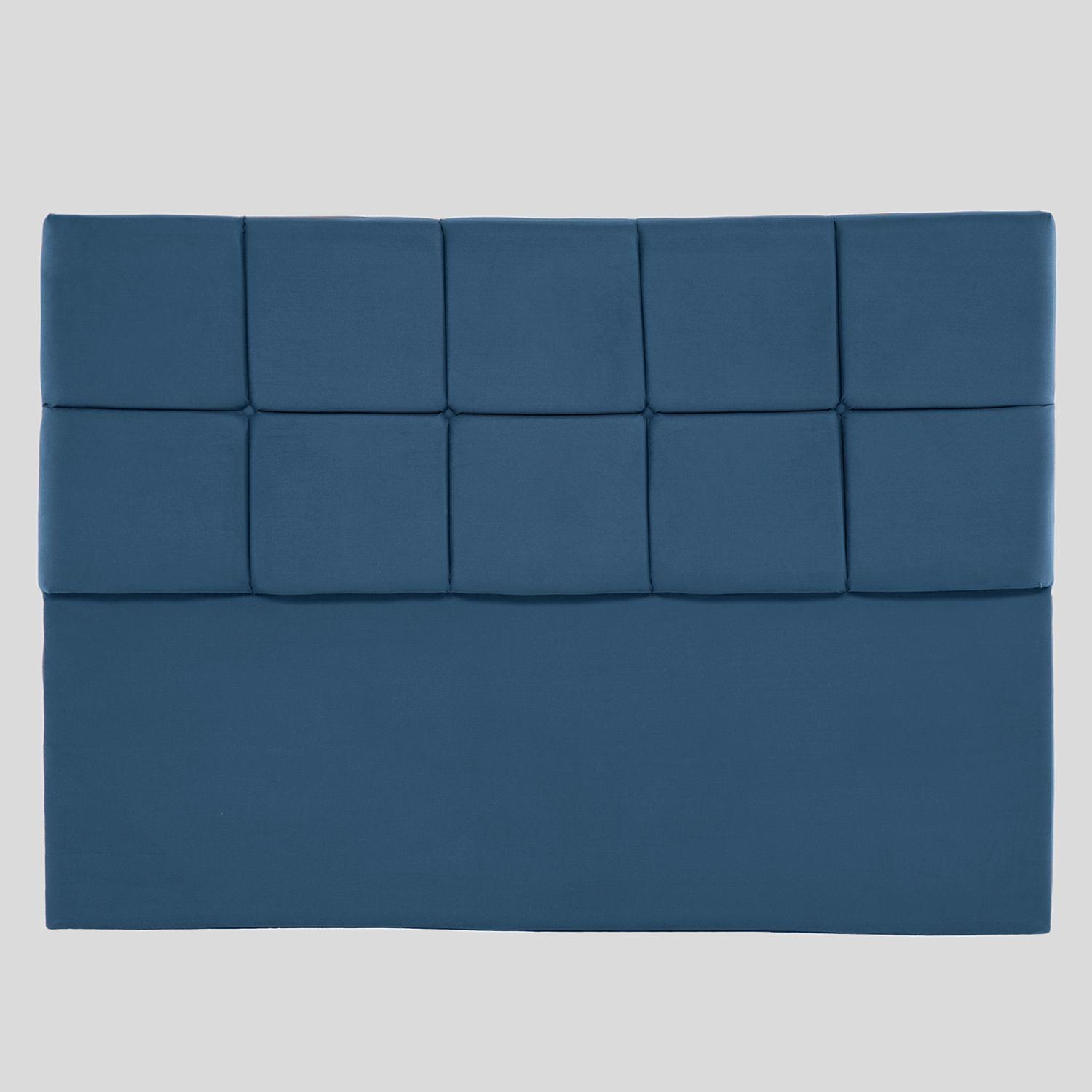 Cama Europea Valencia Premium + Respaldo Atenas King Felpa-3
