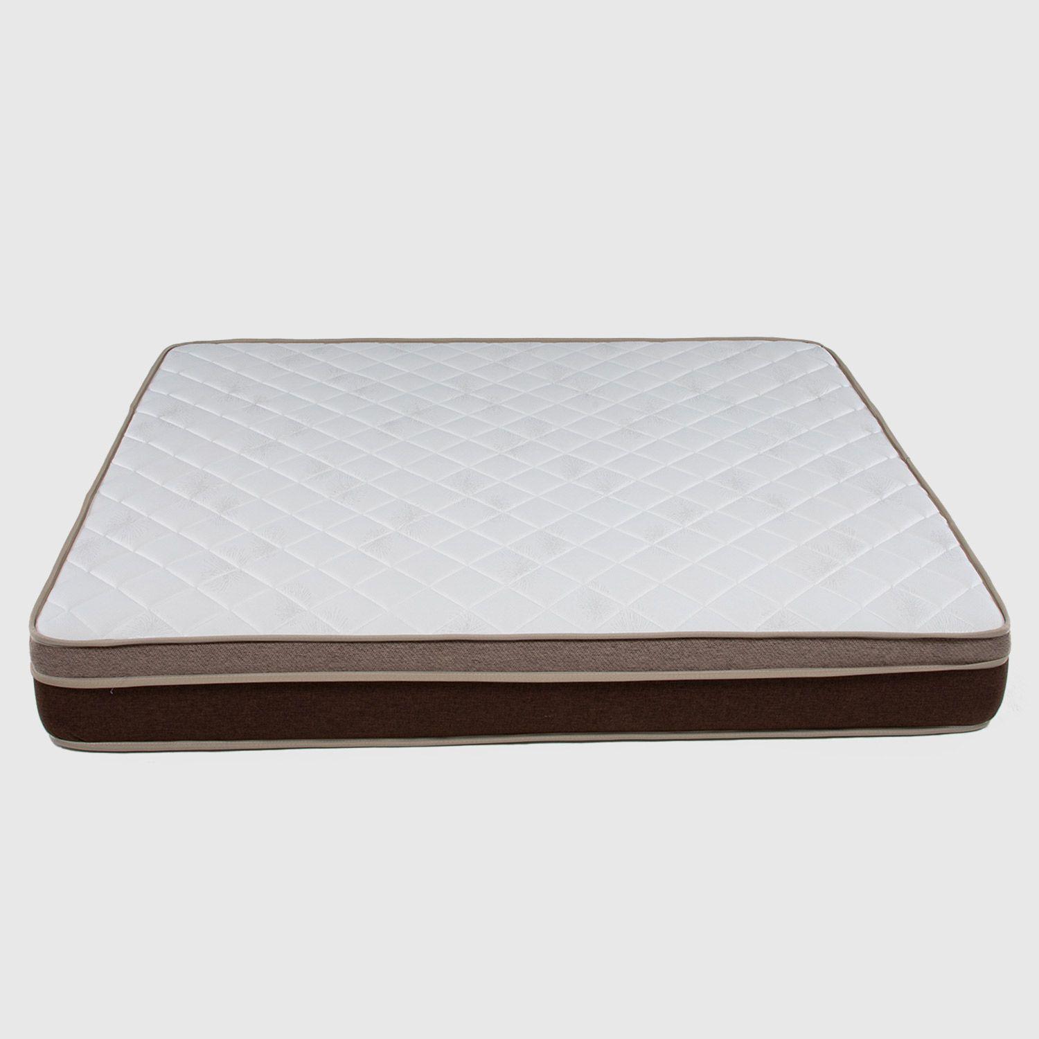 Colchón Canaima 2 Plazas Chocolate 150x190x26 Cm Resorte Bonell Dual Side-1
