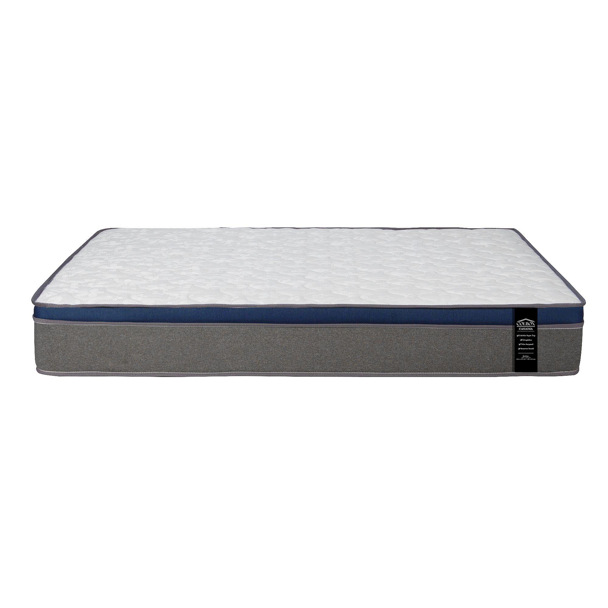 Colchón Canaima 2 Plazas Gris 150x190x27 Cm-2