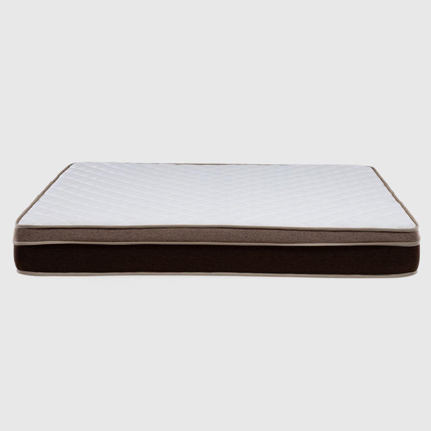 Colchón Canaima King Chocolate 180x190x26 Cm Resorte Bonell Dual Side-1