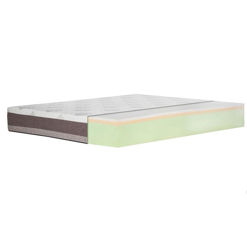 Colchon Grecia 1 plazas gris 105x190x25 cm-2