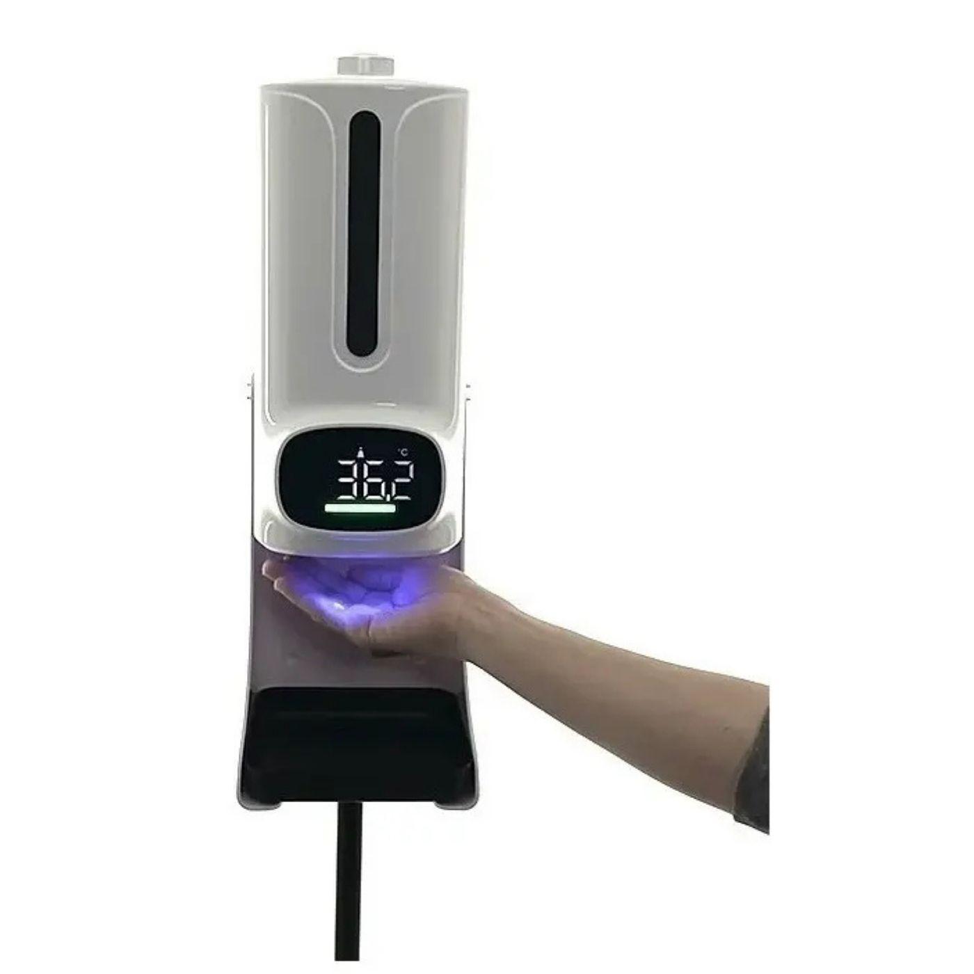 Dispensador De Alcohol Con Termometro K9 Pro Plus Pared 1 2L-3