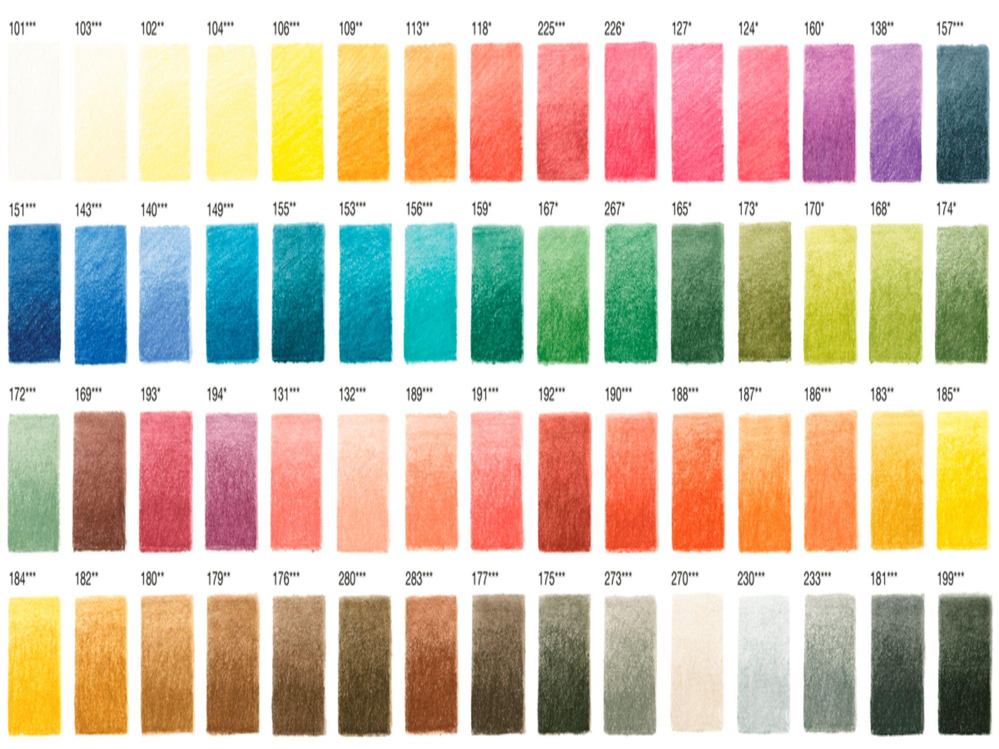 Lápiz Pitt Pastel Estuche Faber-Castell x60 Colores-3