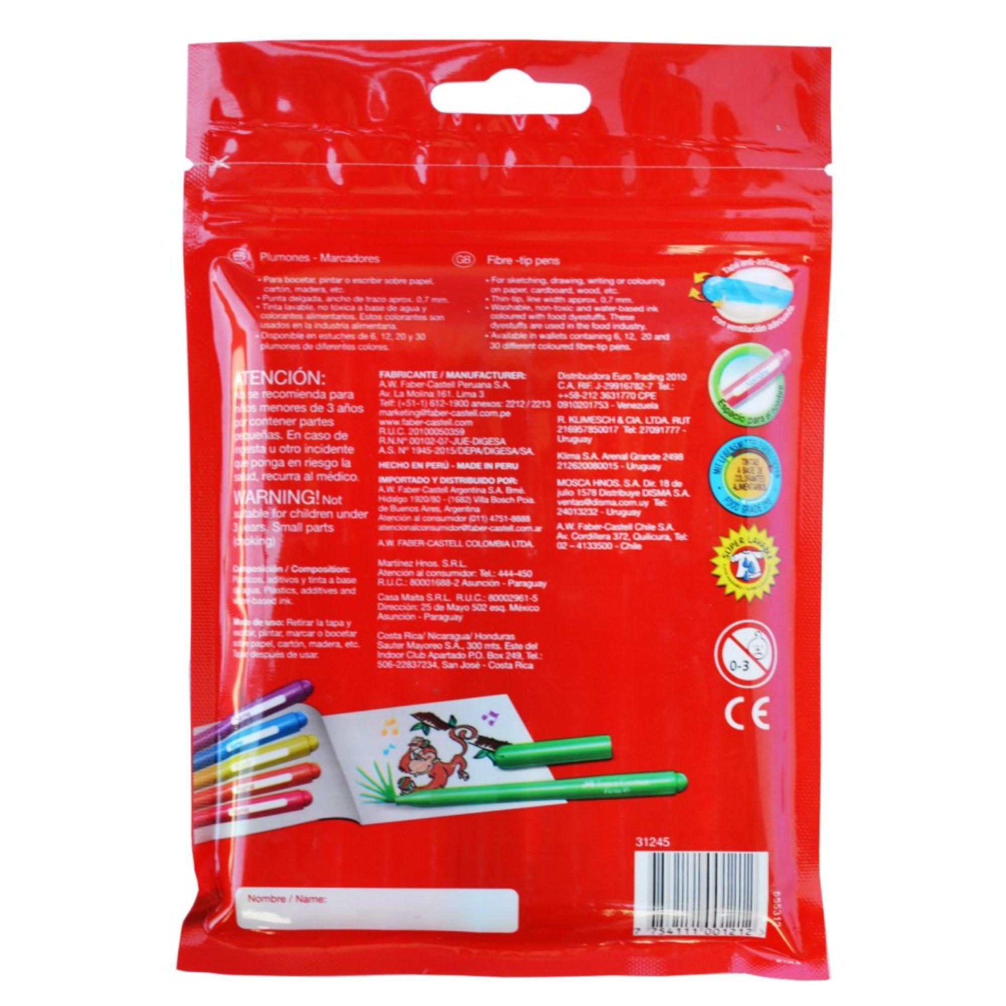 Plumones Fiesta 45 estuche x 12-1