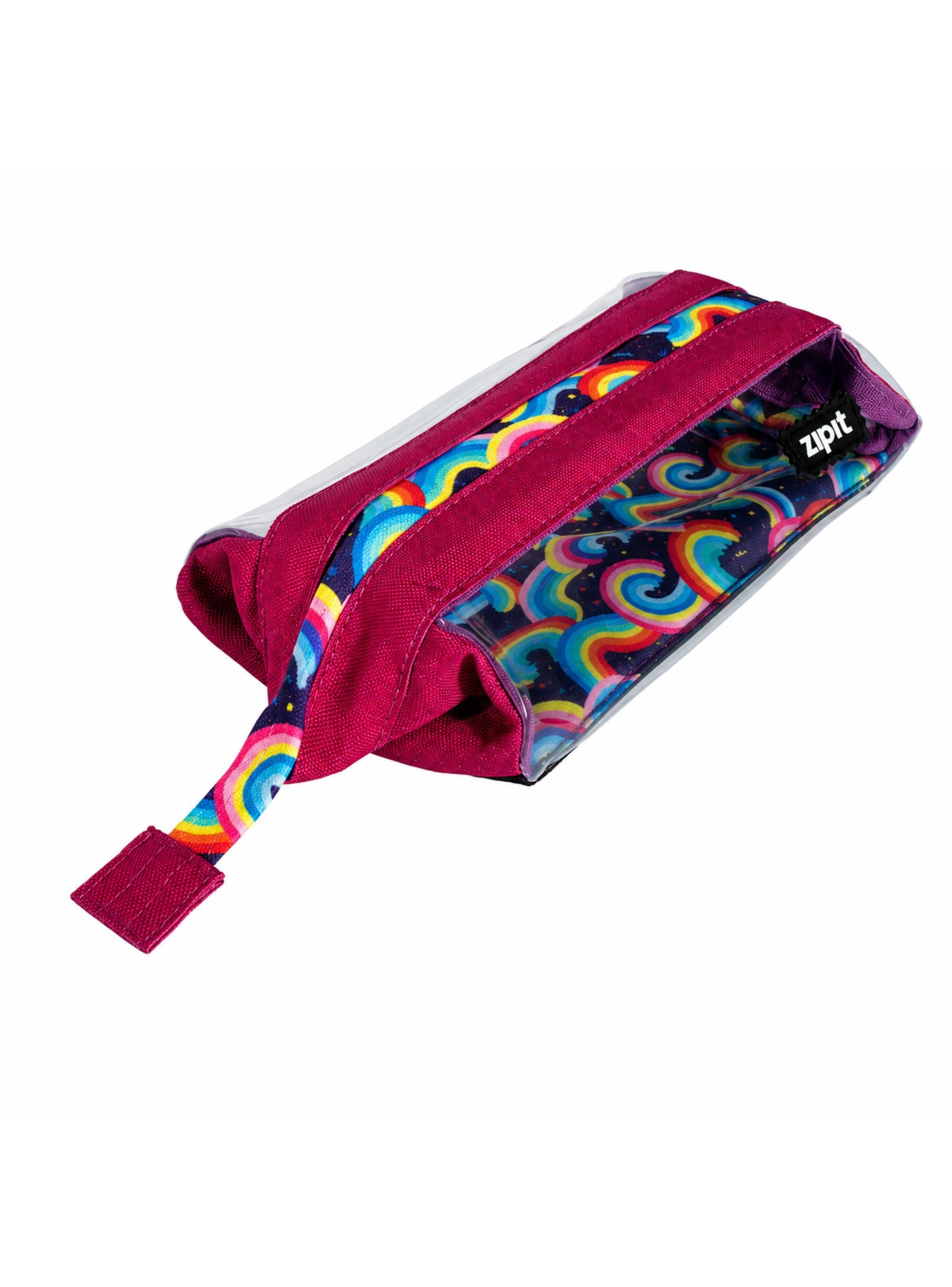Estuche Lenny Faber-Castell Fucsia transparente-0