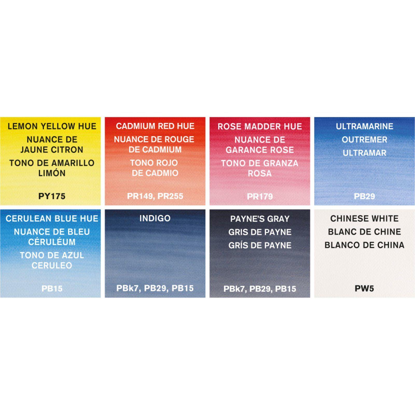 Acuarela Cotman Winsor & Newton Set Skyscape 8 Colores-4