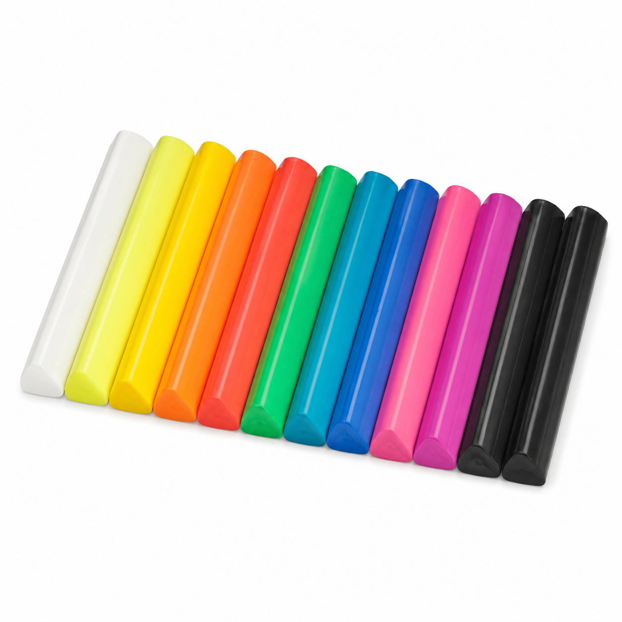 Plasticina Jumbo Neon Faber-Castell x12 Colores-2