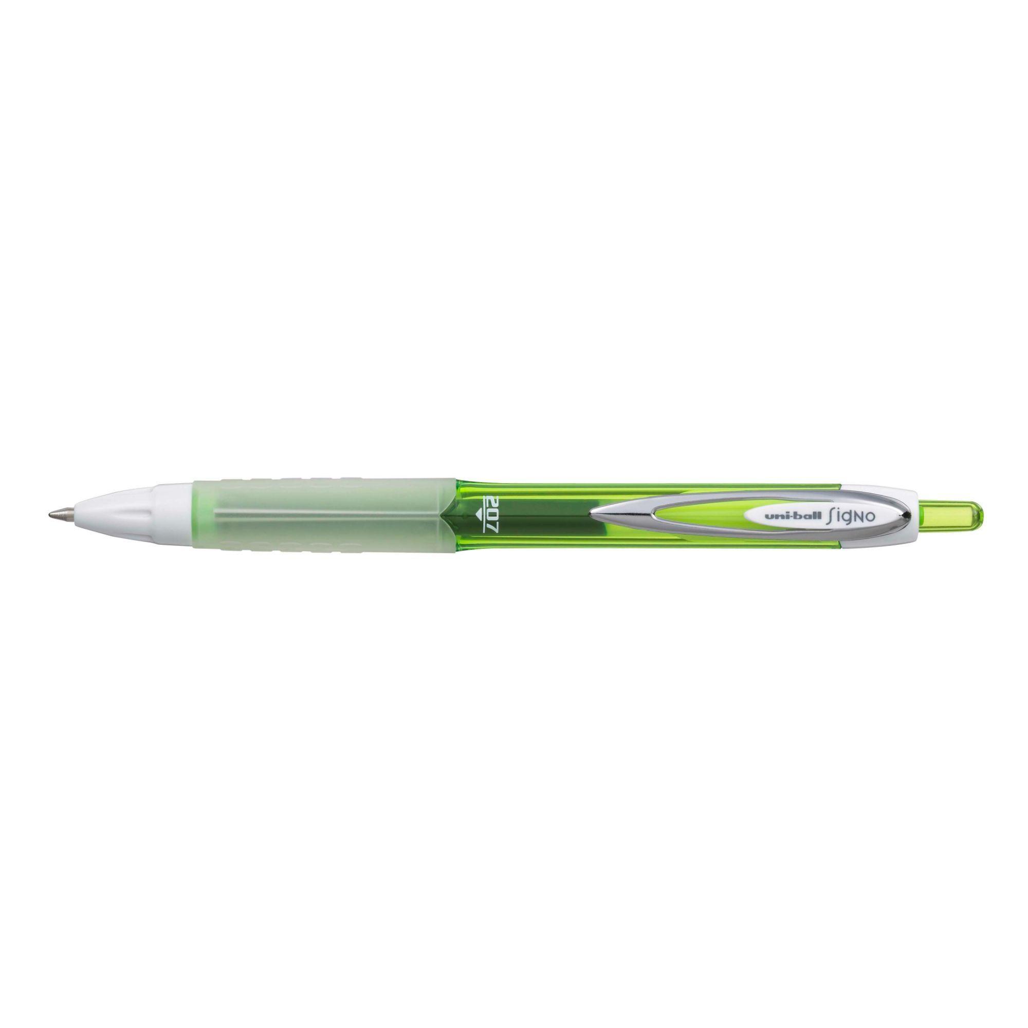 Lápices Gel Uniball Retráctiles Signo 207F x8 Colores-5