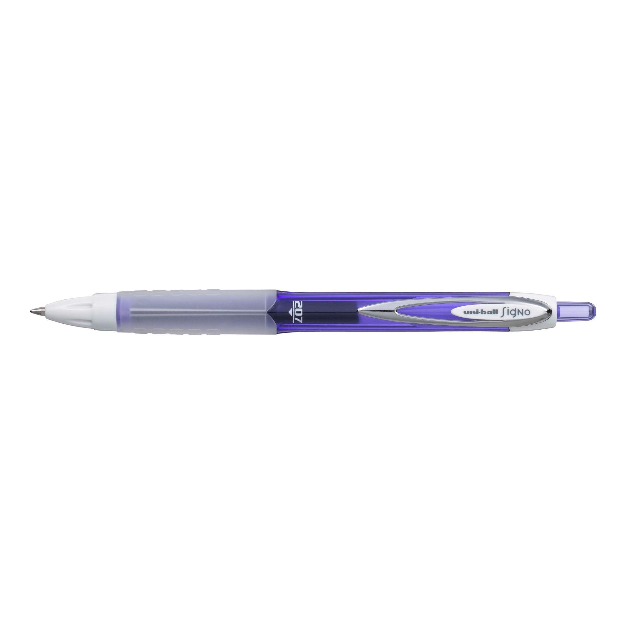 Lápices Gel Uniball Retráctiles Signo 207F x8 Colores-7