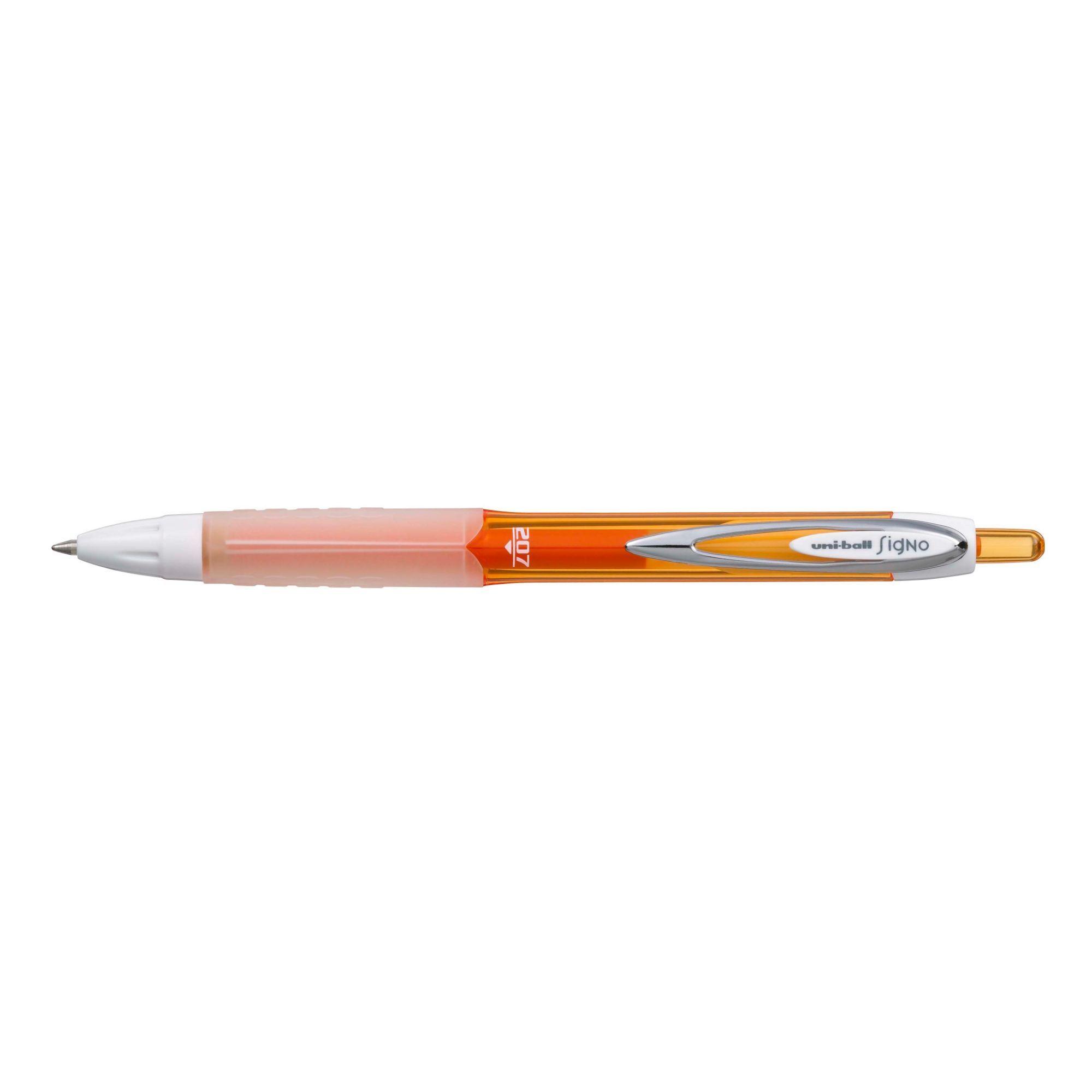Lápices Gel Uniball Retráctiles Signo 207F x8 Colores-9