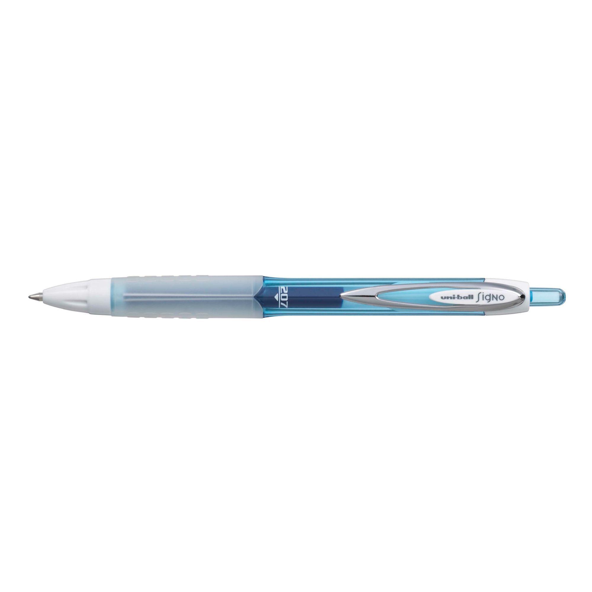 Lápices Gel Uniball Retráctiles Signo 207F x8 Colores-8