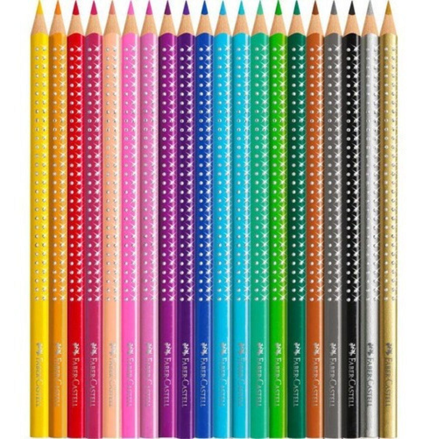 Lápices De Colores Sparkle Faber-Castell x20 Colores-4