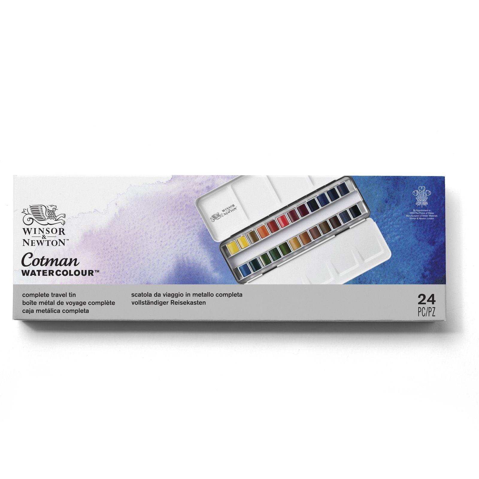 Set Acuarelas Cotman Winsor & Newton 24 Medio Godet-1