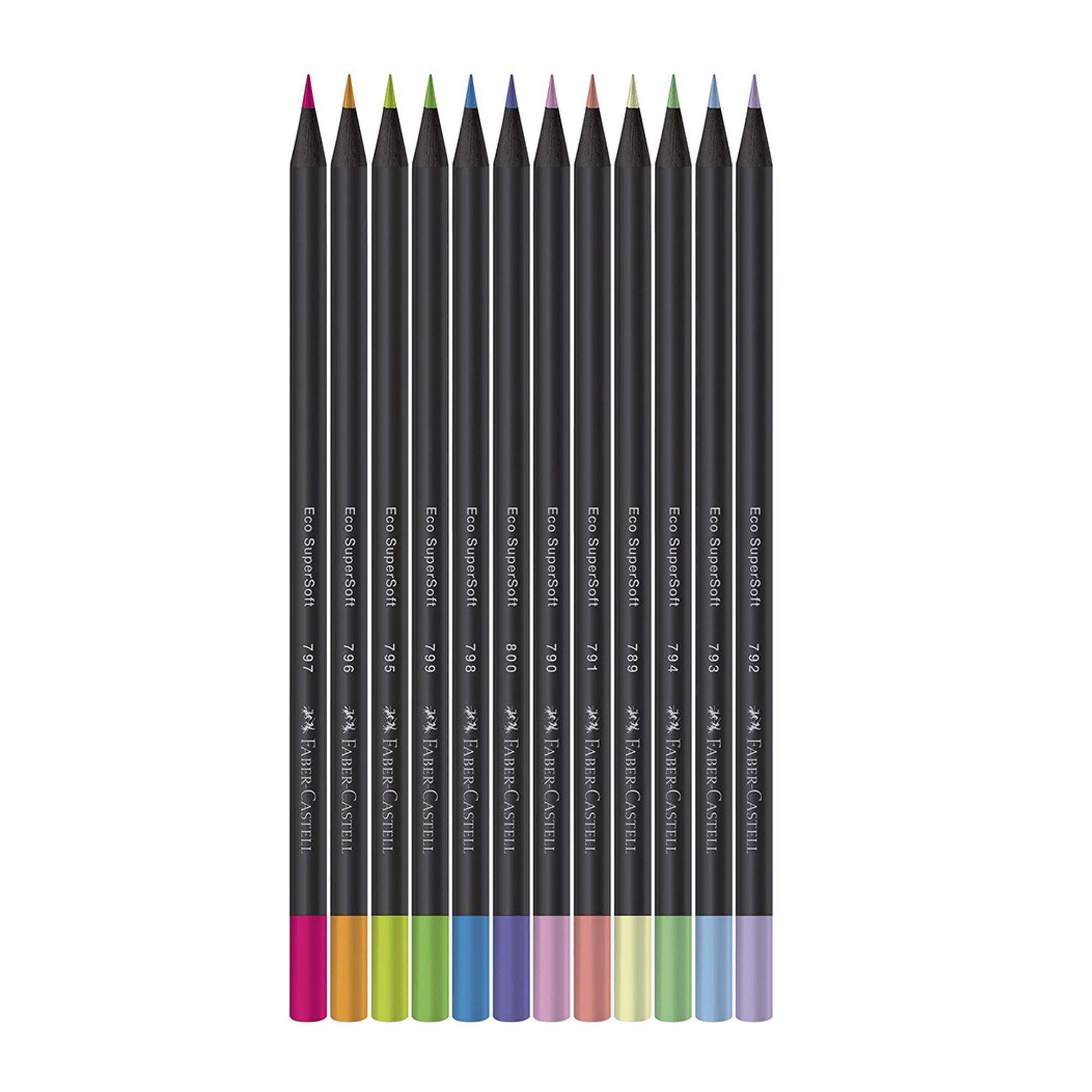 Lápices de Color Supersoft Faber-Castell x12 NeónPastel-1