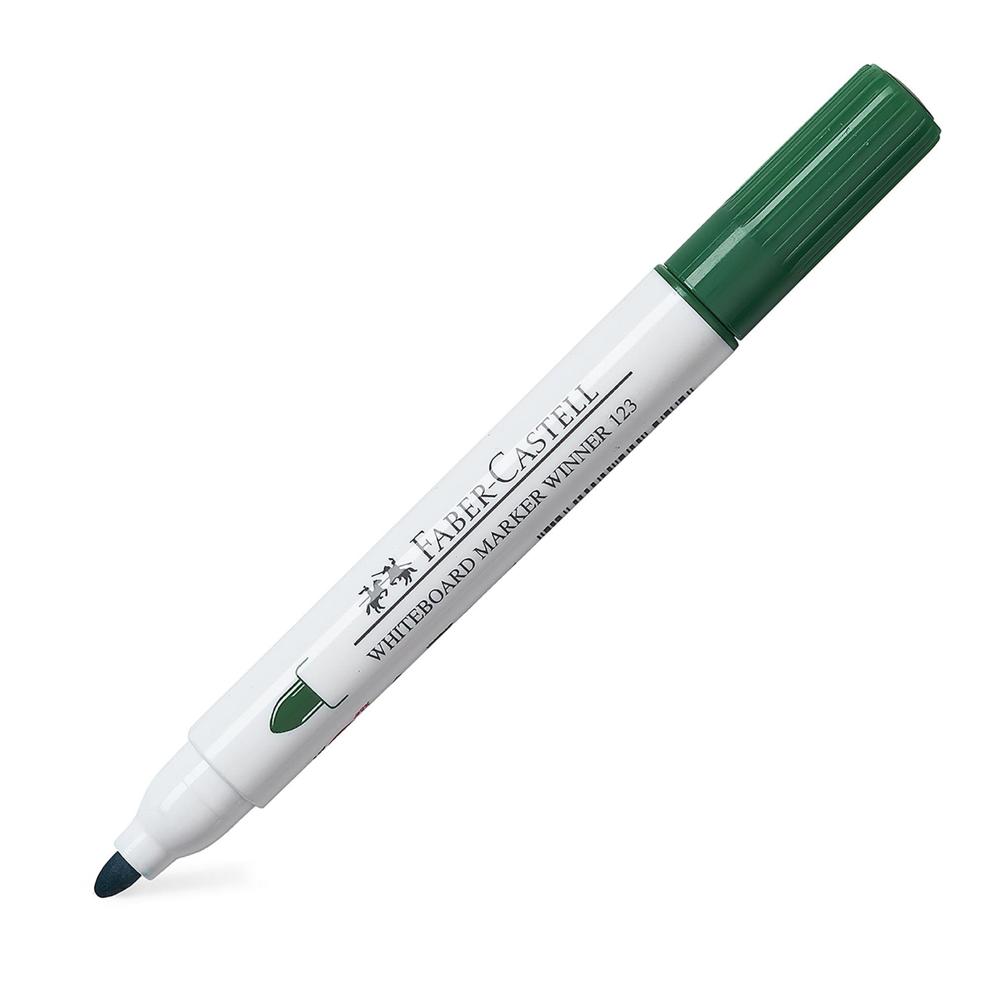 Marcador Pizarra Blanca Winner 123 Faber-Castell Verde-0