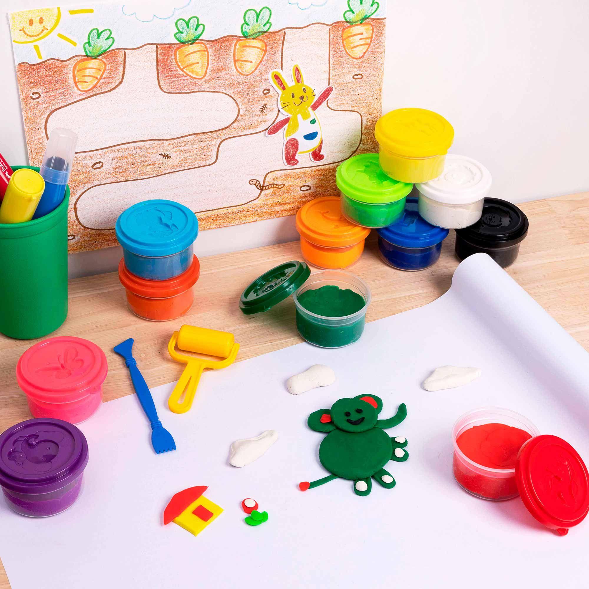 Plastilina Suave Faber-Castell Little Creatives x12 Colores-3