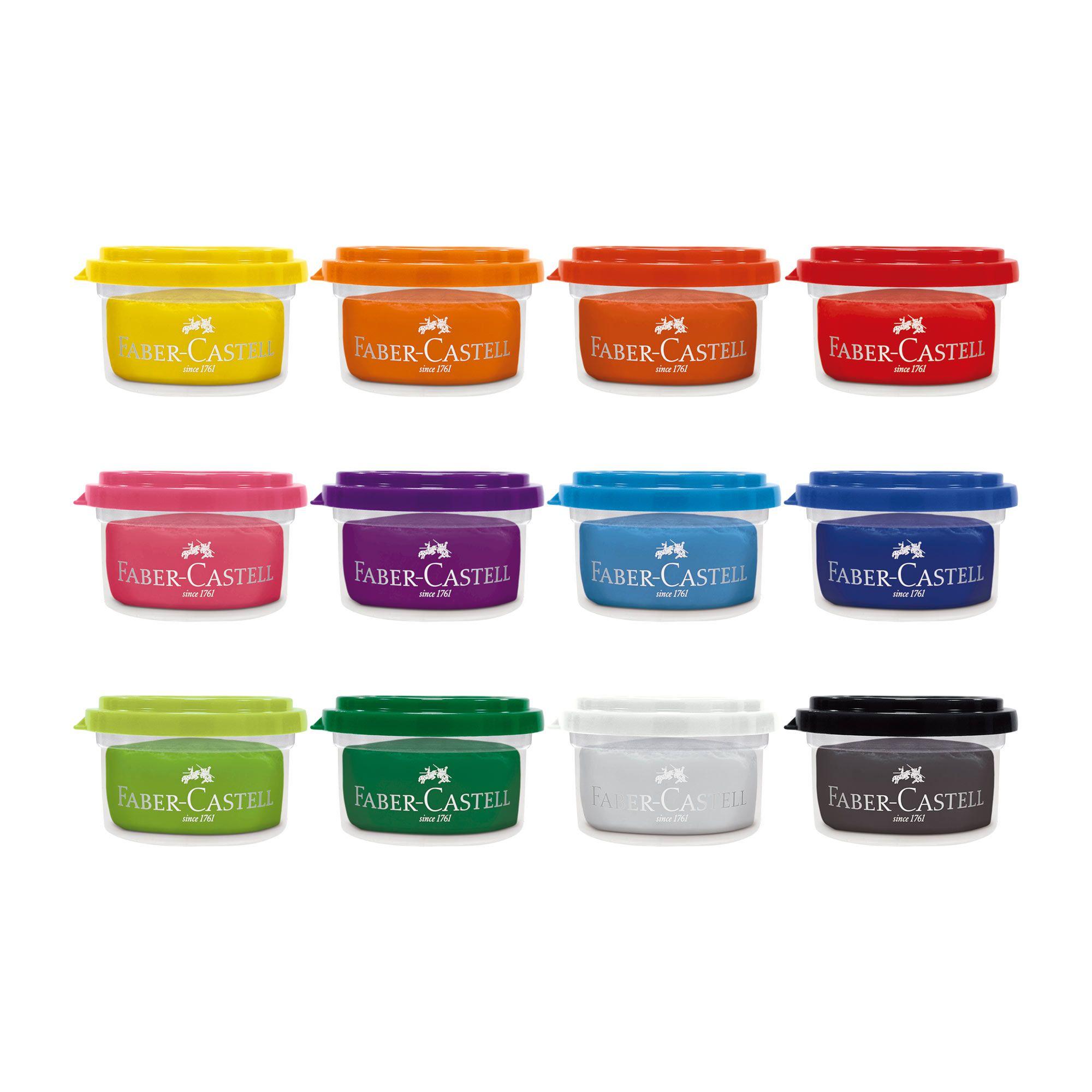 Plastilina Suave Faber-Castell Little Creatives x12 Colores-4