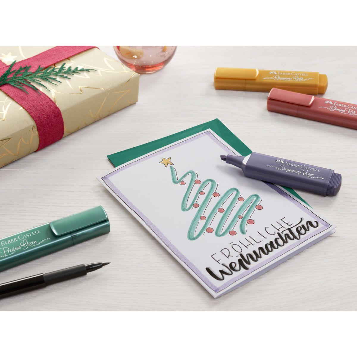 Marcador Tl46 Metallic Faber-Castell x8 Colores-3