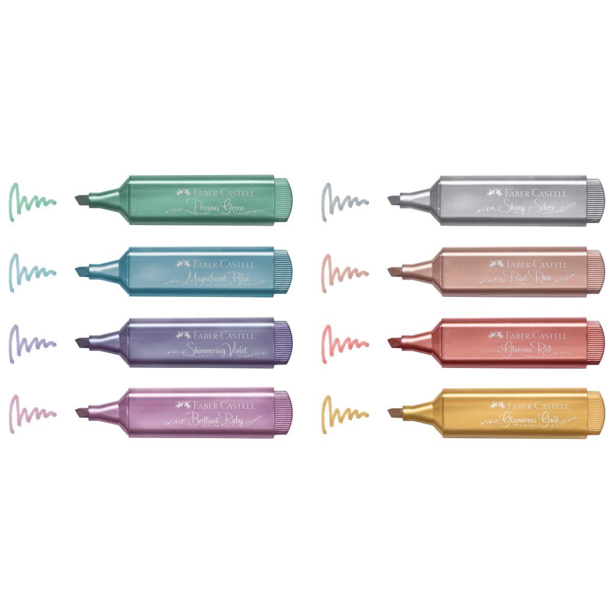 Marcador Tl46 Metallic Faber-Castell x8 Colores-4