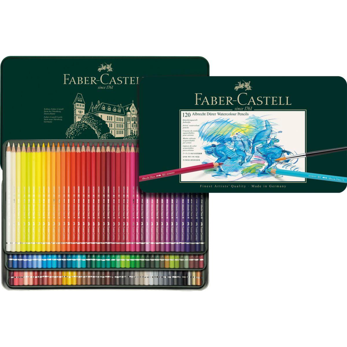 Lápices Colores Acuarelables A.Dürer Faber-Castell x120-2