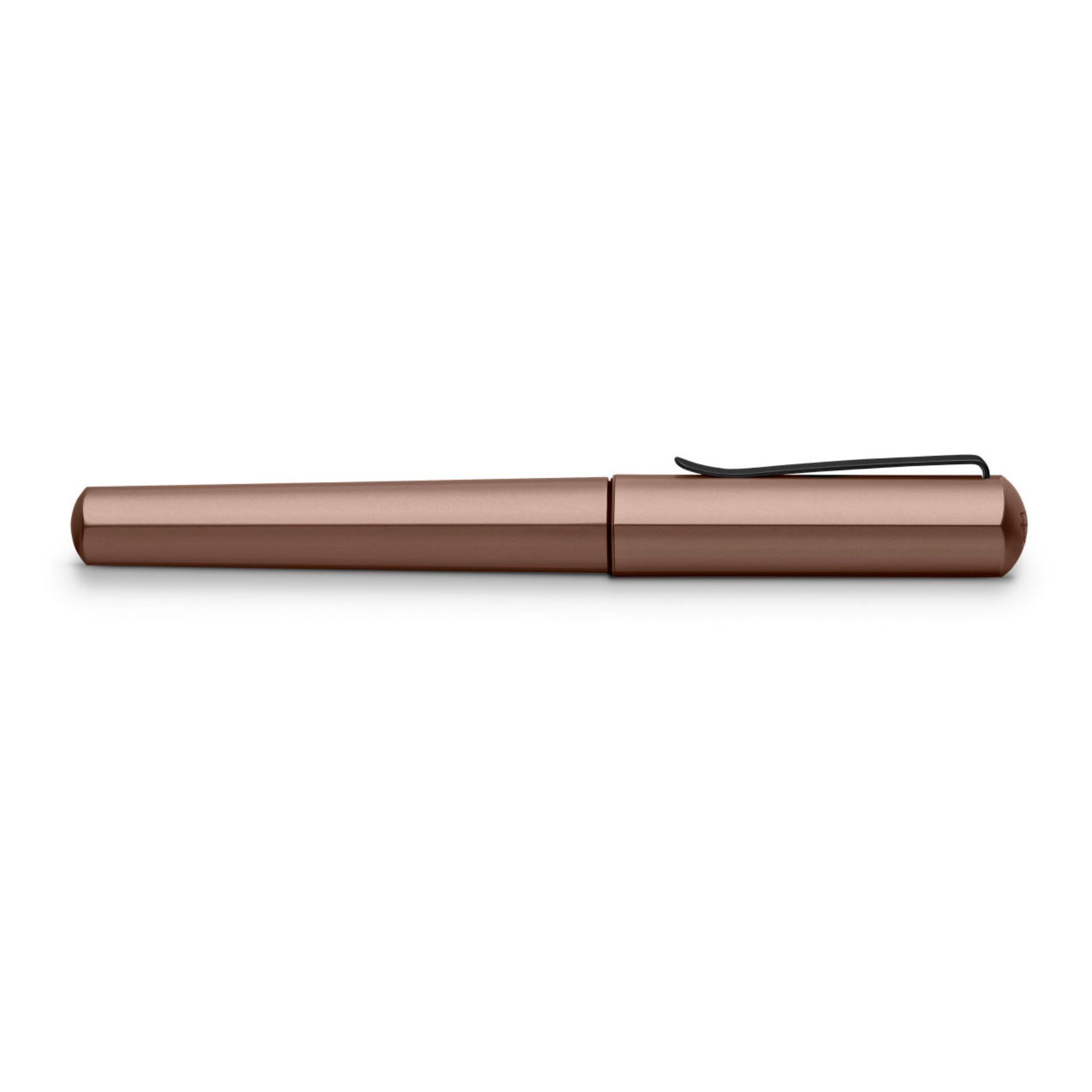 Pluma Estilográfica Hexo Faber-Castell Bronce-2