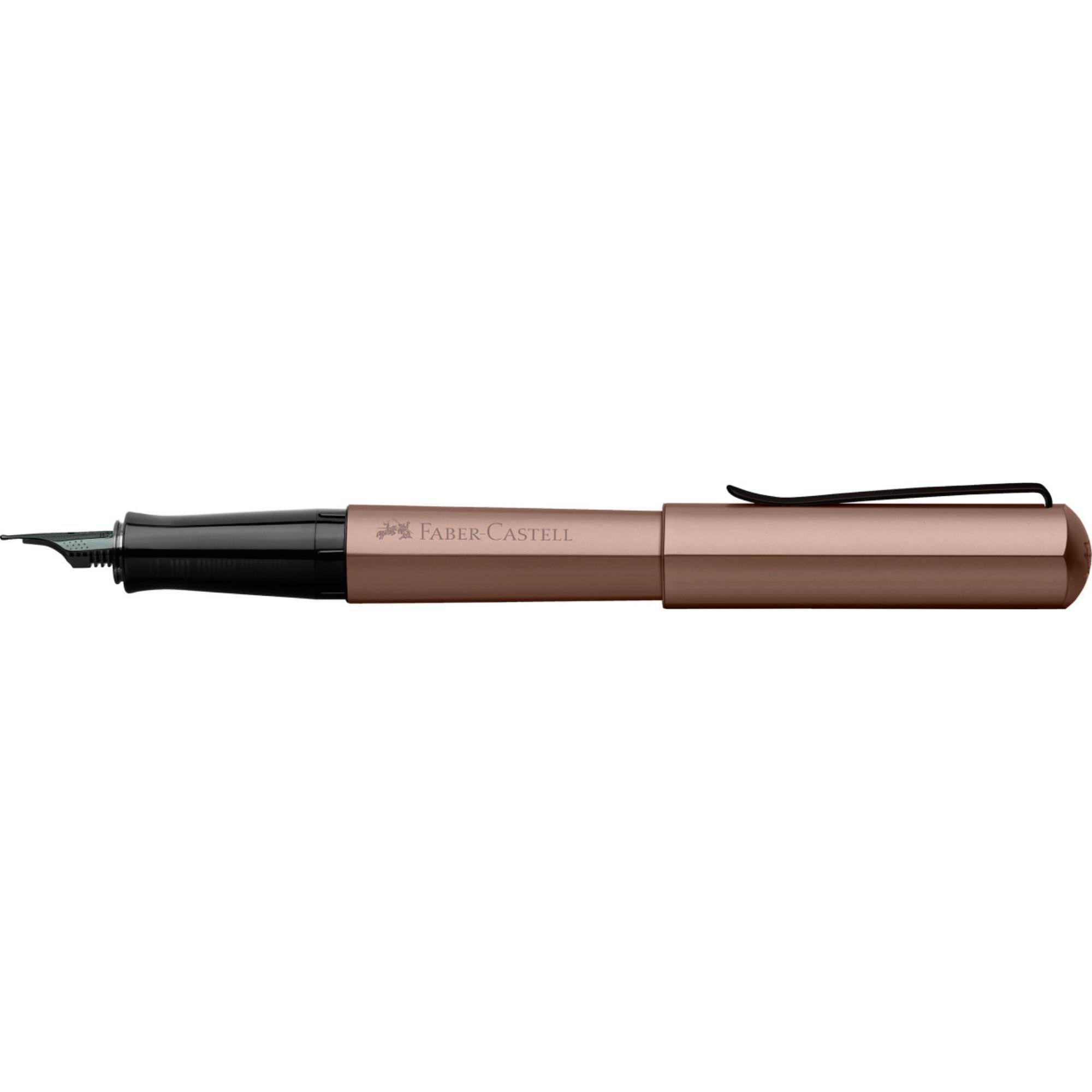 Pluma Estilográfica Hexo Faber-Castell Bronce-3