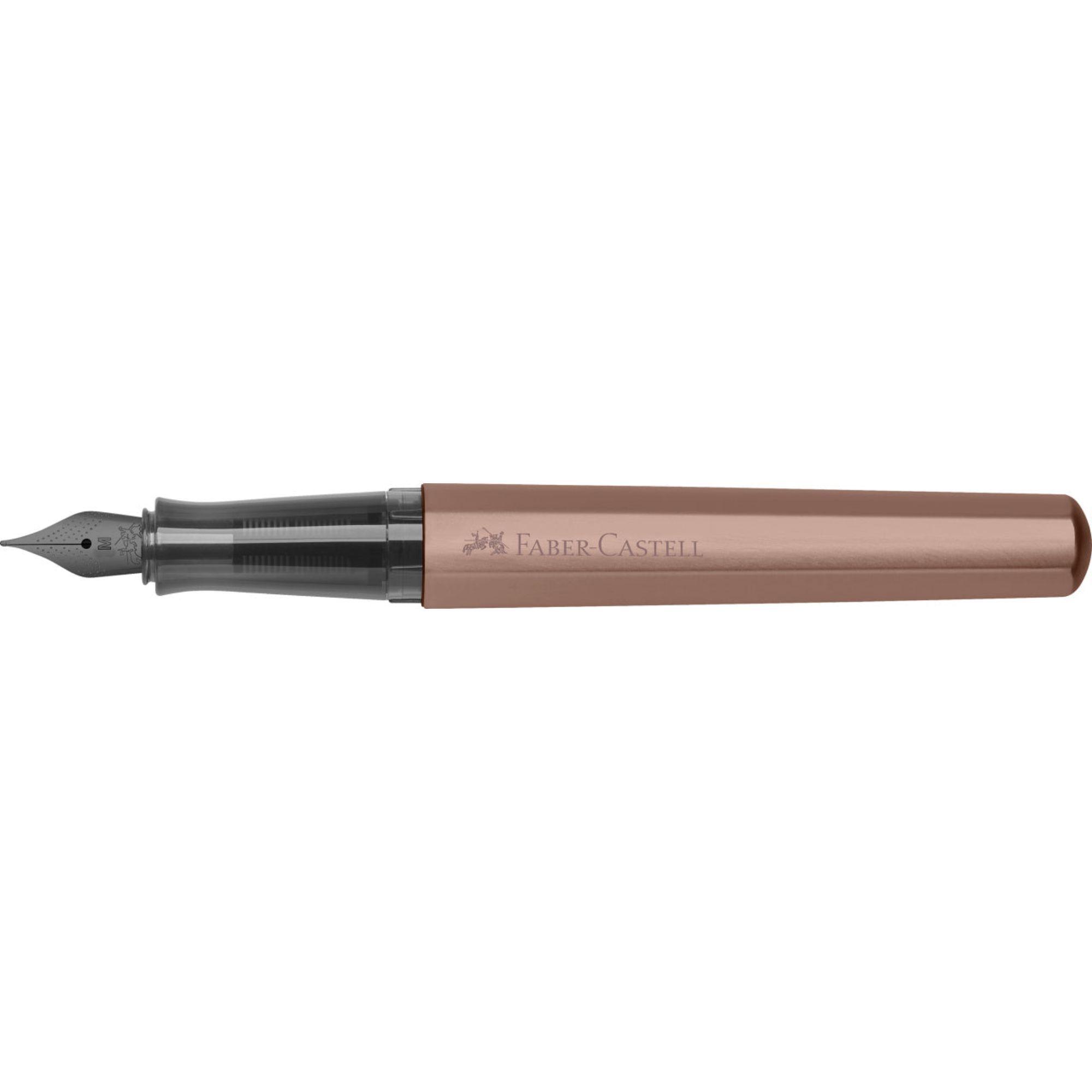 Pluma Estilográfica Hexo Faber-Castell Bronce-5