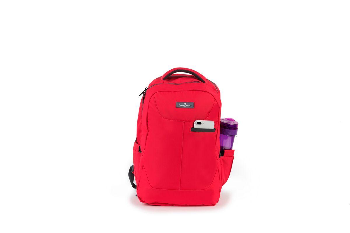 Mochila Urban 26l Faber-Castell Rojo/Gris-0