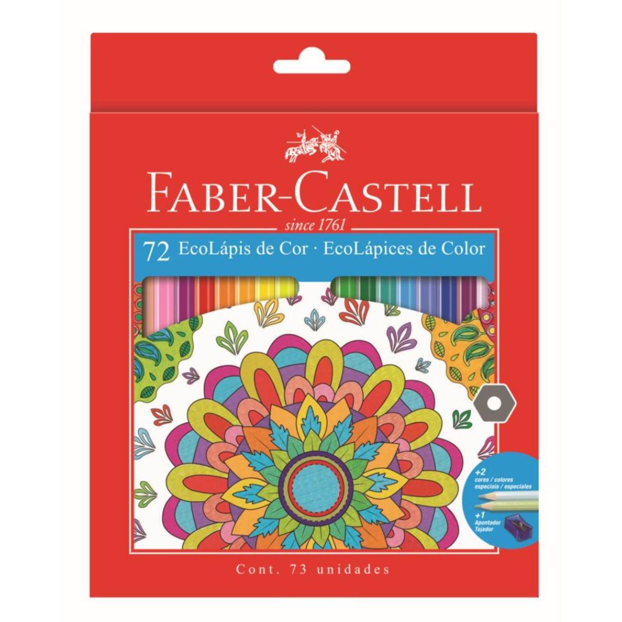 Lápices de Color Faber-Castell x72 Colores + Sacapuntas-0