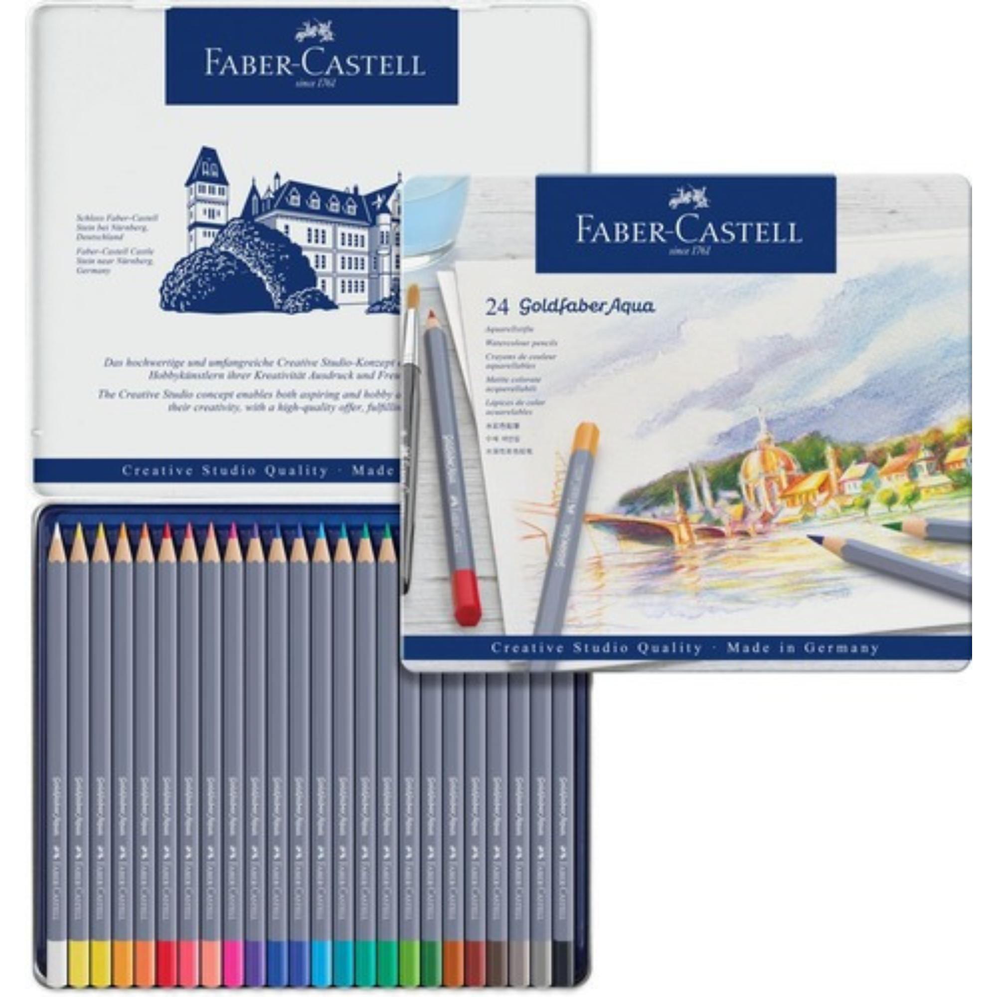 Lápiz Acuarelable Goldfaber Faber-Castell x24 Colores-0