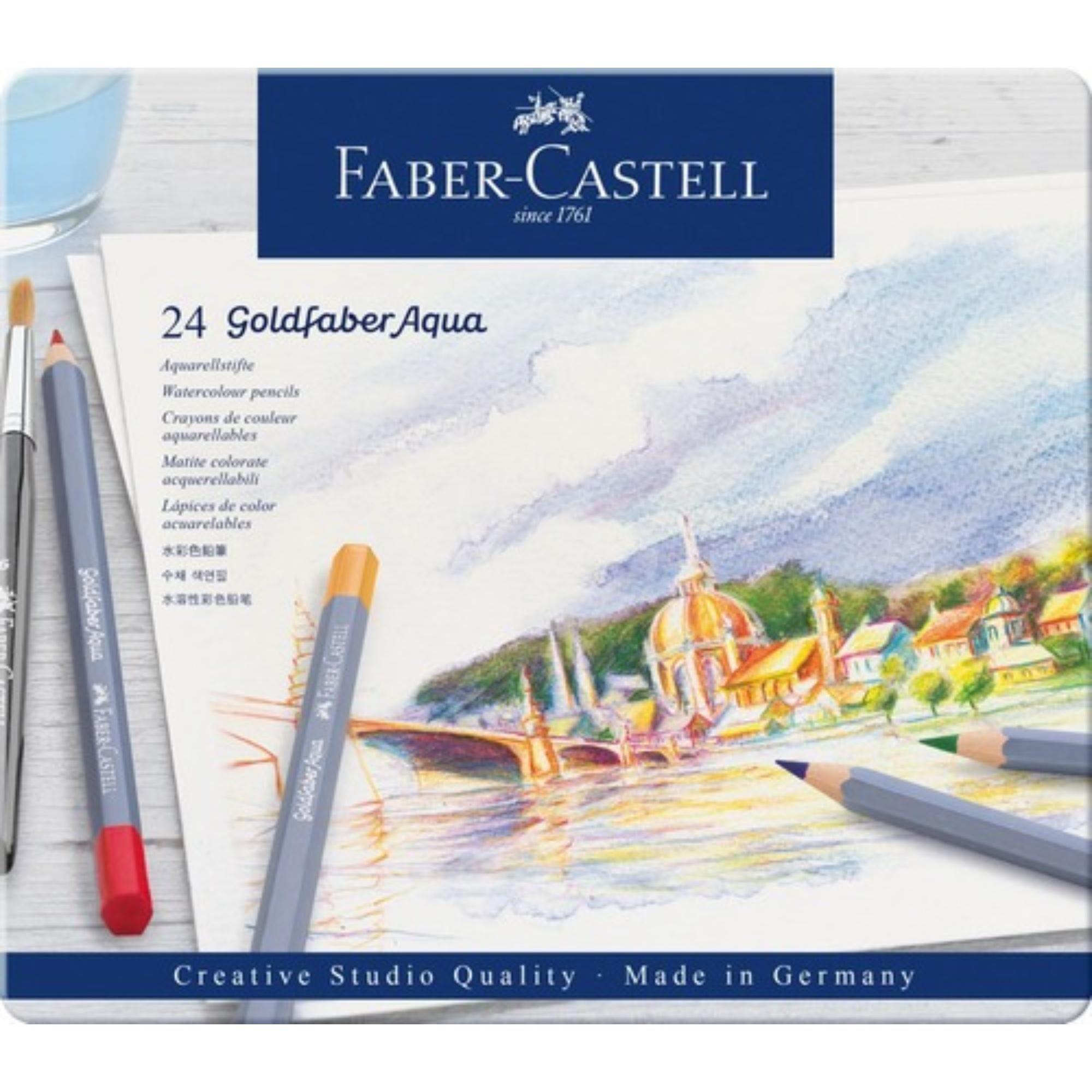 Lápiz Acuarelable Goldfaber Faber-Castell x24 Colores-2