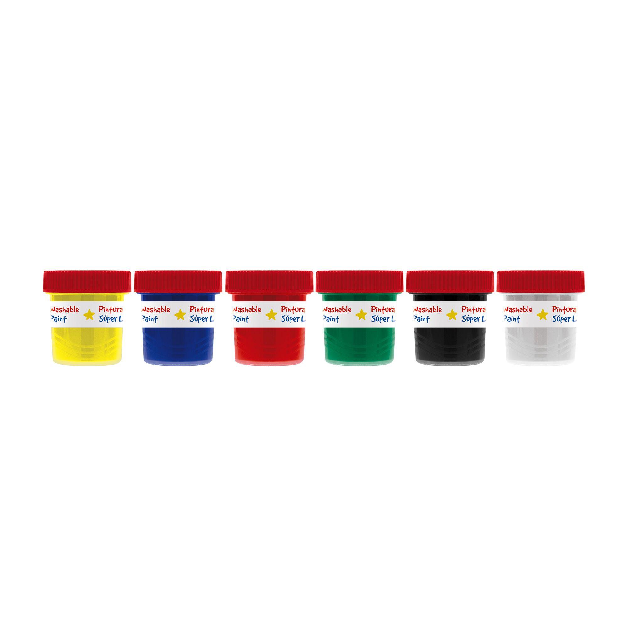 Pintura de Dedos Faber-Castell Little Creatives x6 Colores-2