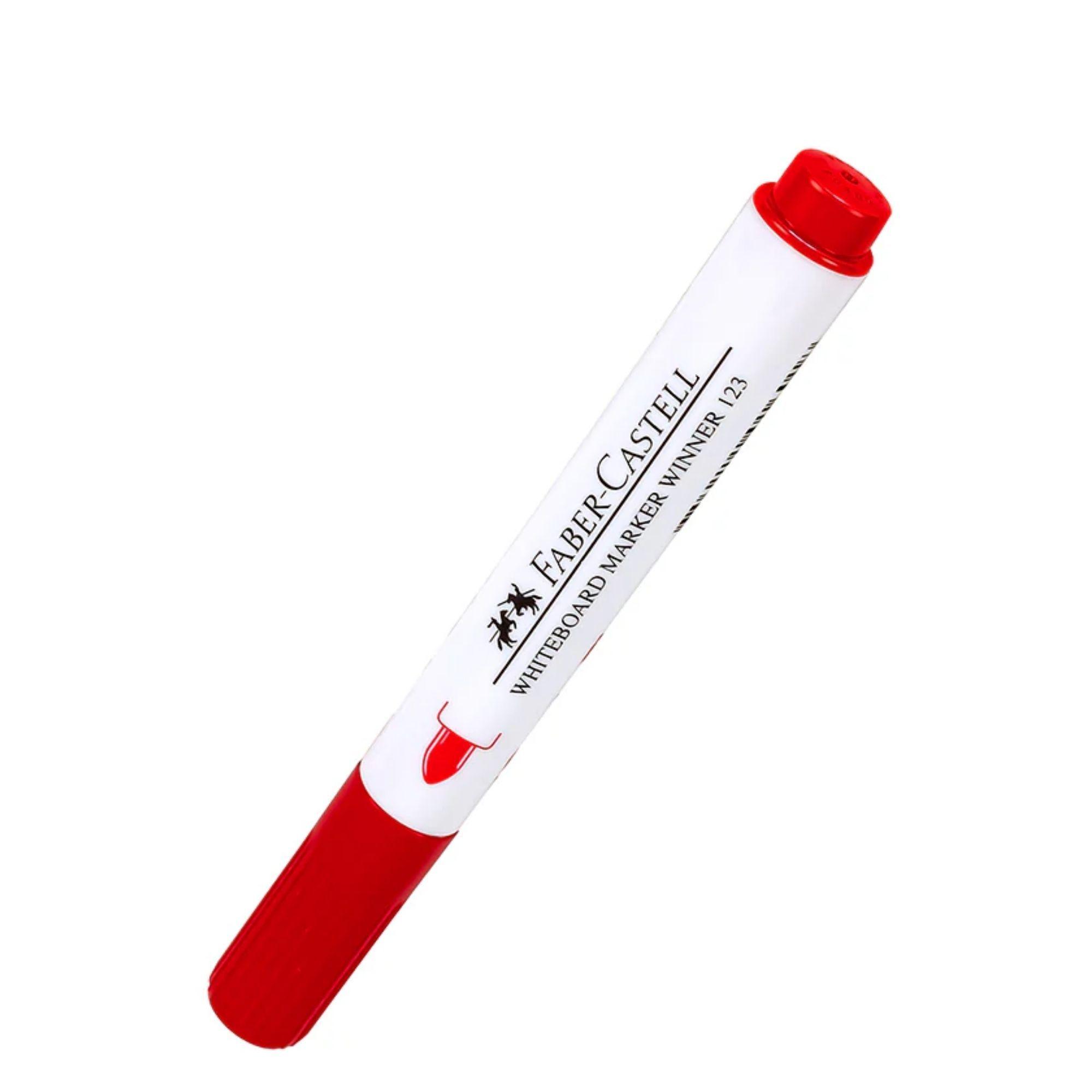 Plumón de Pizarra Winner 123  Faber-Castell 4mm rojo-2