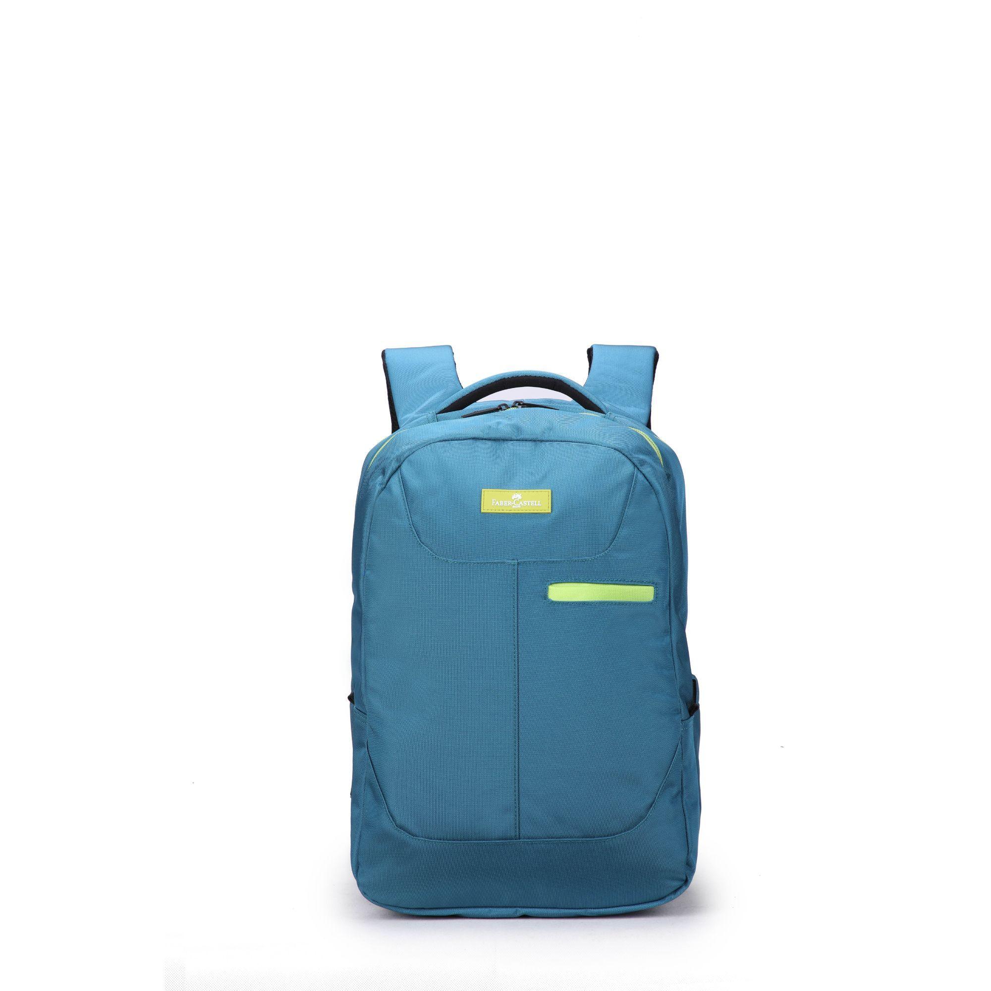 Mochila Urban Faber-Castell Azul c/ Cierre Verde 26L-0