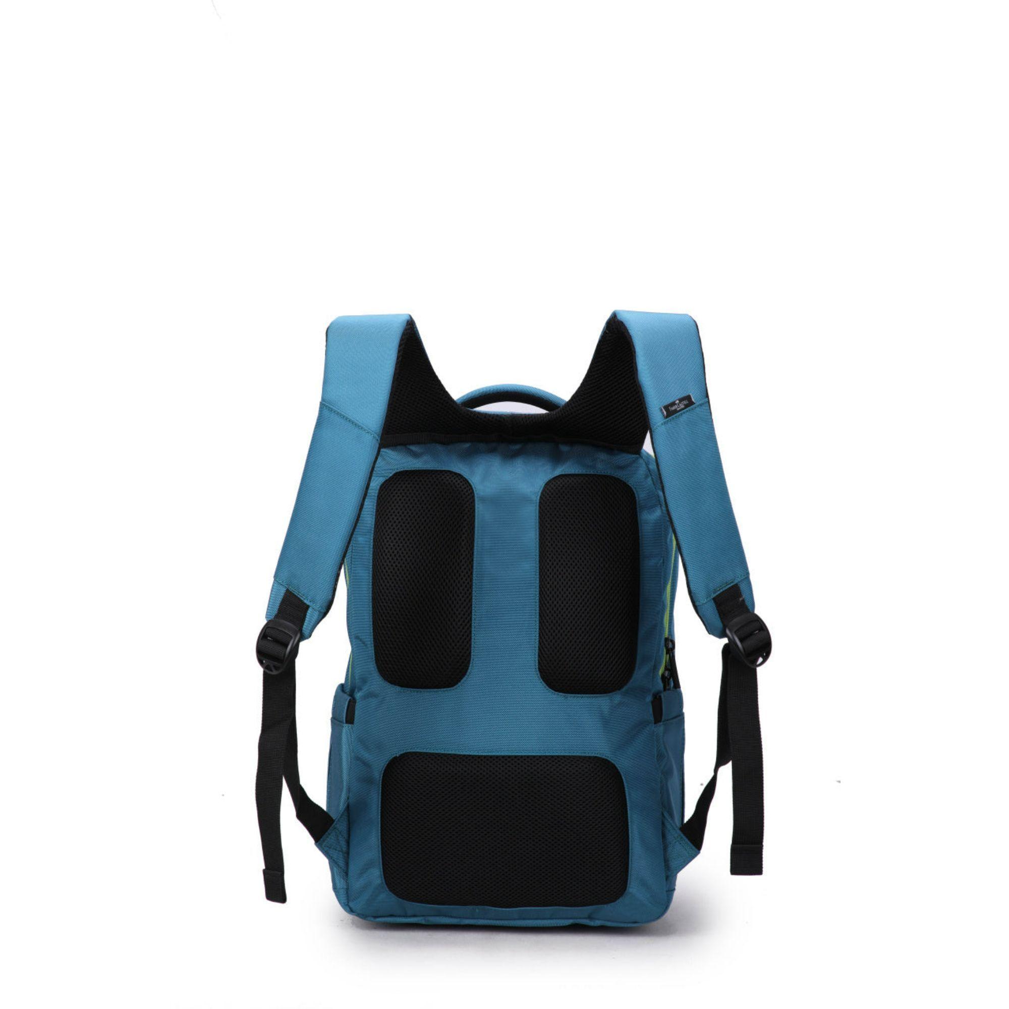 Mochila Urban Faber-Castell Azul c/ Cierre Verde 26L-2