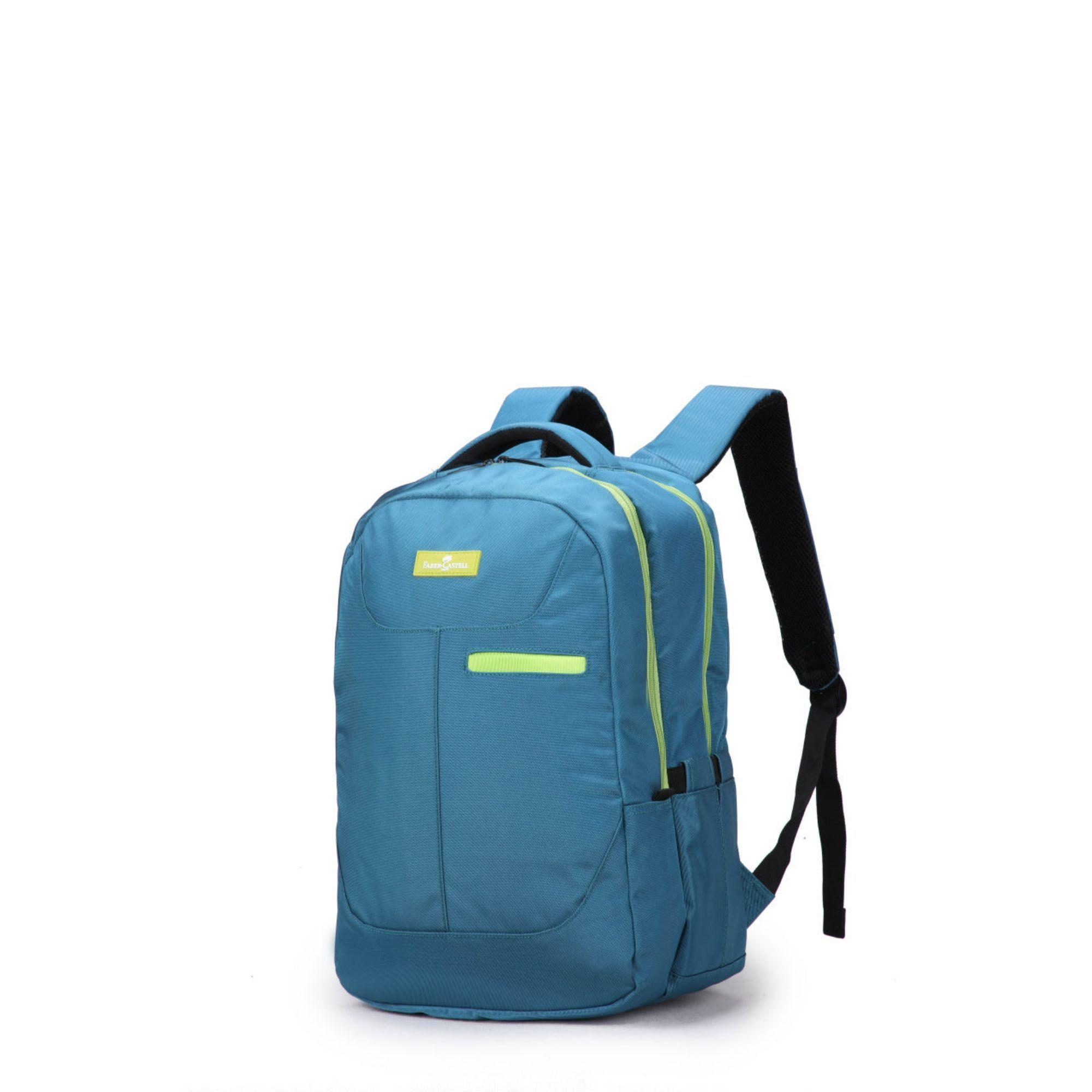 Mochila Urban Faber-Castell Azul c/ Cierre Verde 26L-3
