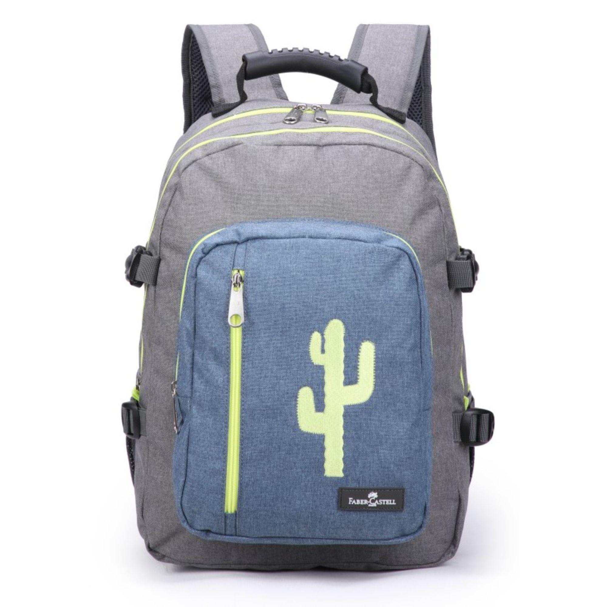 Mochila Wanderer gris / amarillo Cactus-1