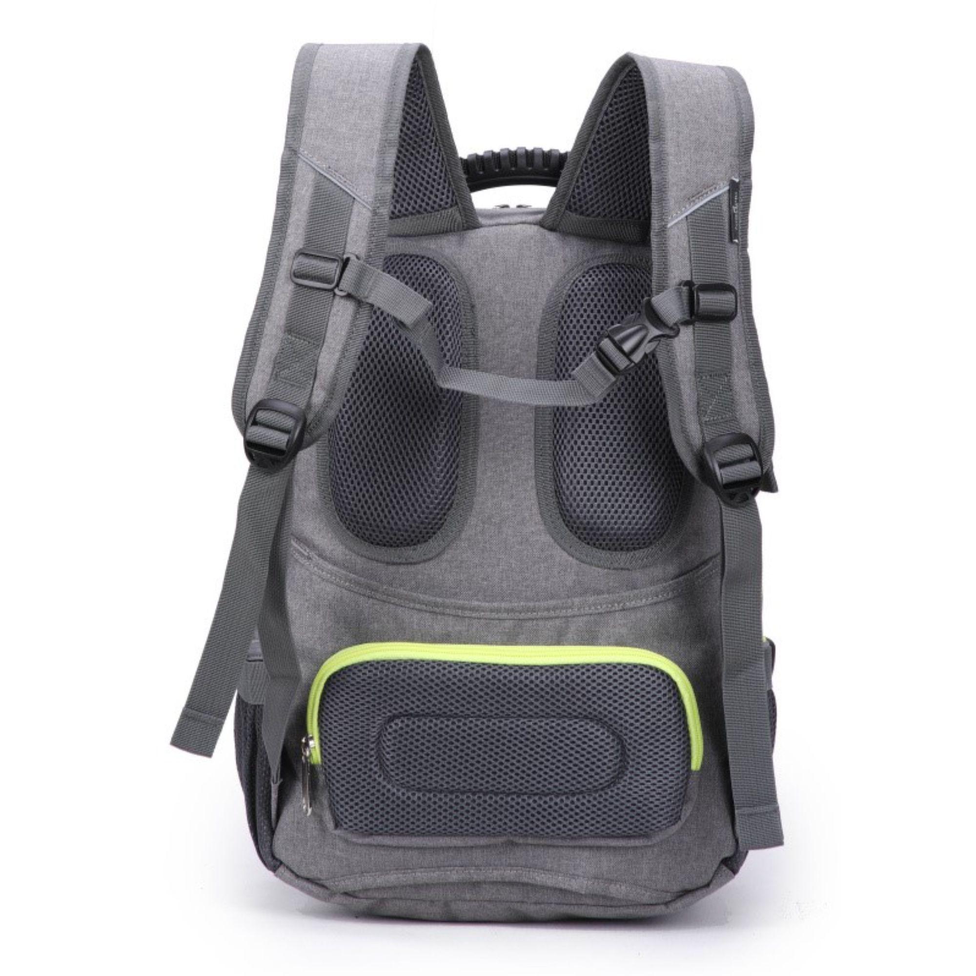 Mochila Wanderer gris / amarillo Cactus-2