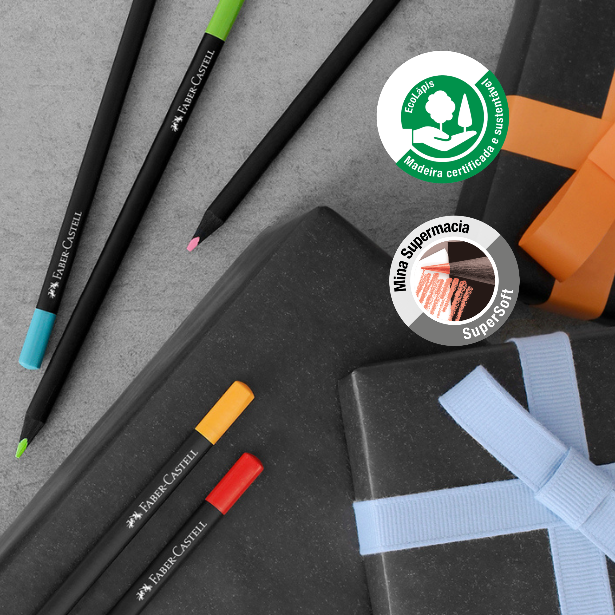 Ecolápices Faber-Castell Supersoft x12-1