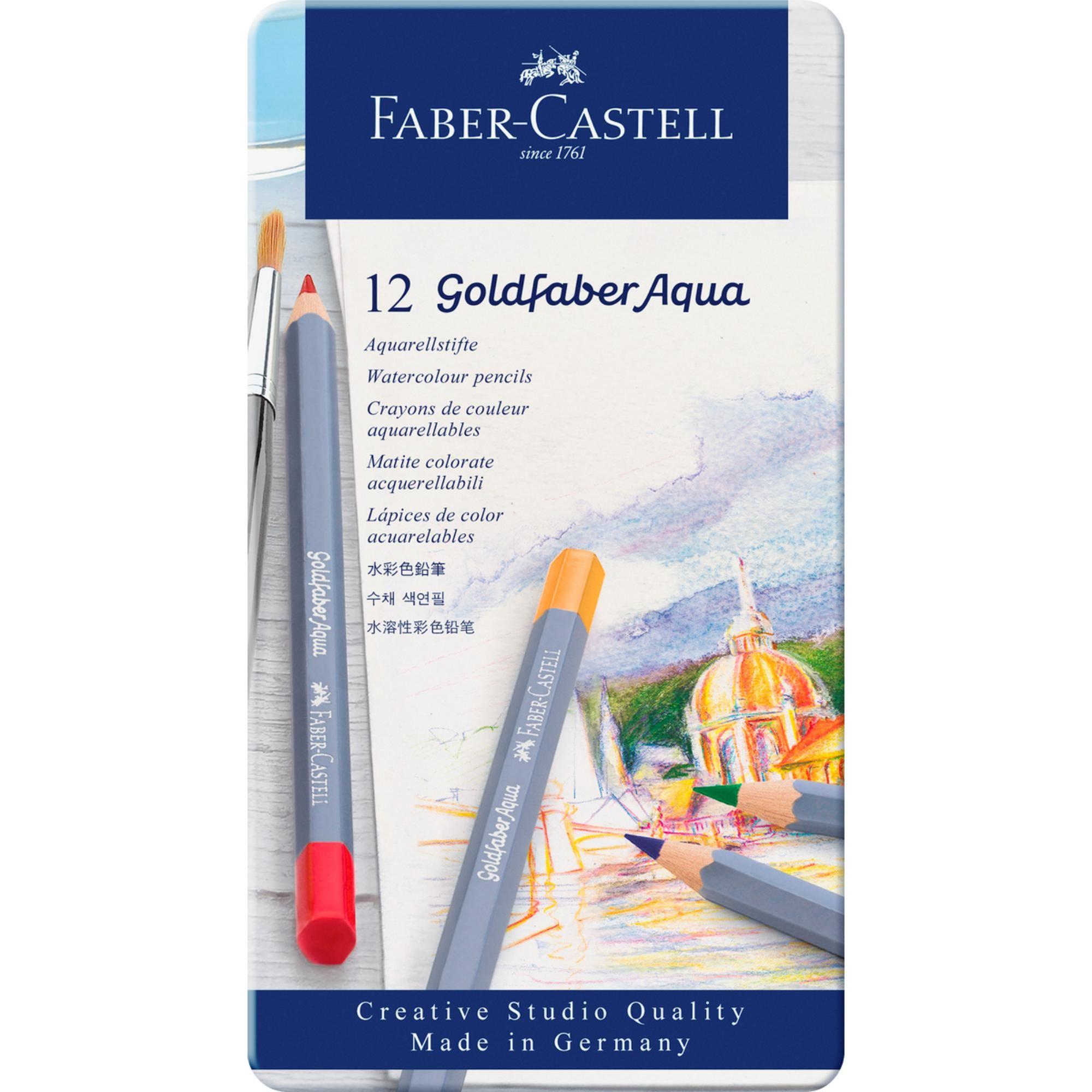 Lápiz Acuarelable Goldfaber Faber-Castell x12 Colores-2