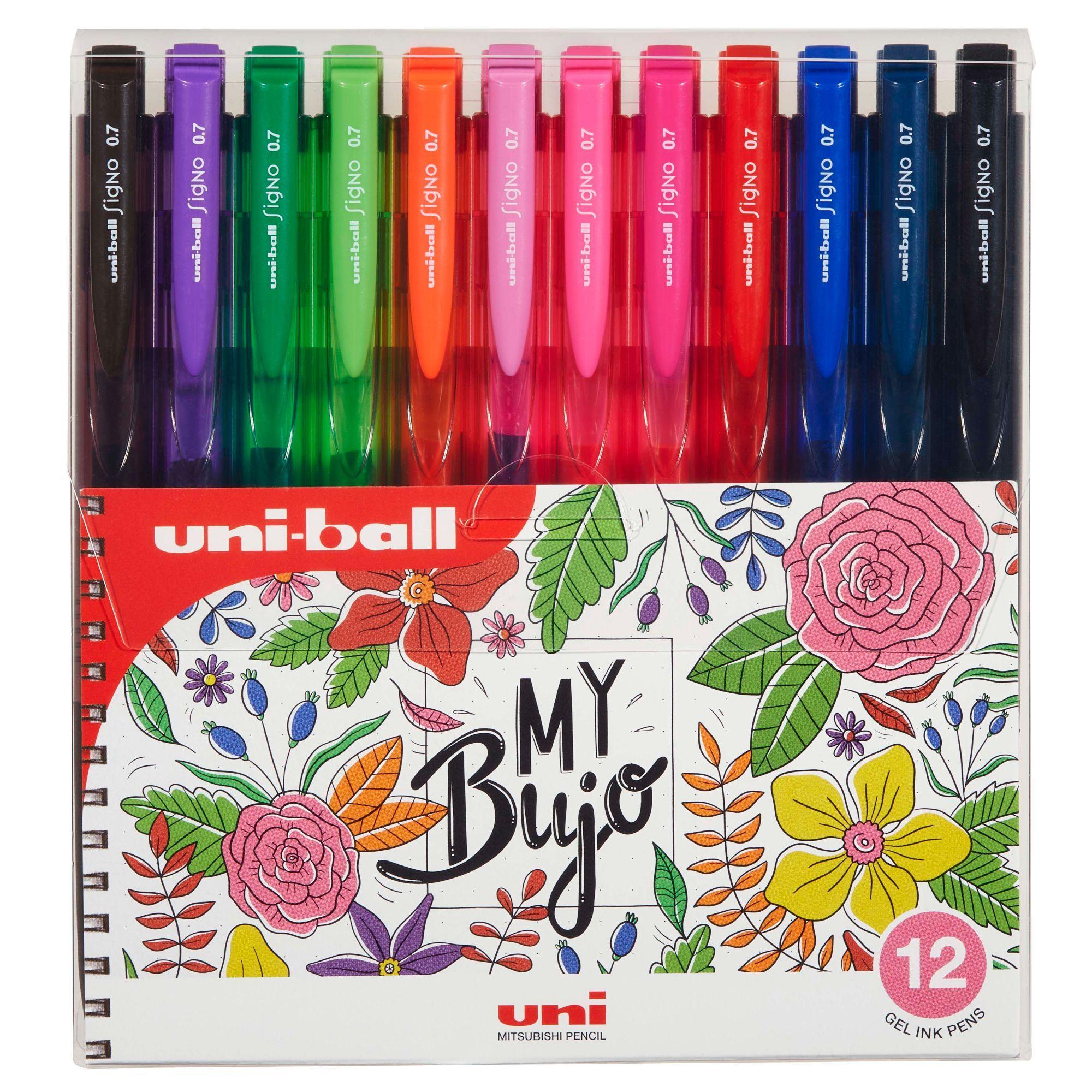 Set Bolígrafos Uniball UNI UM-155 Bujo x12 Colores B-0