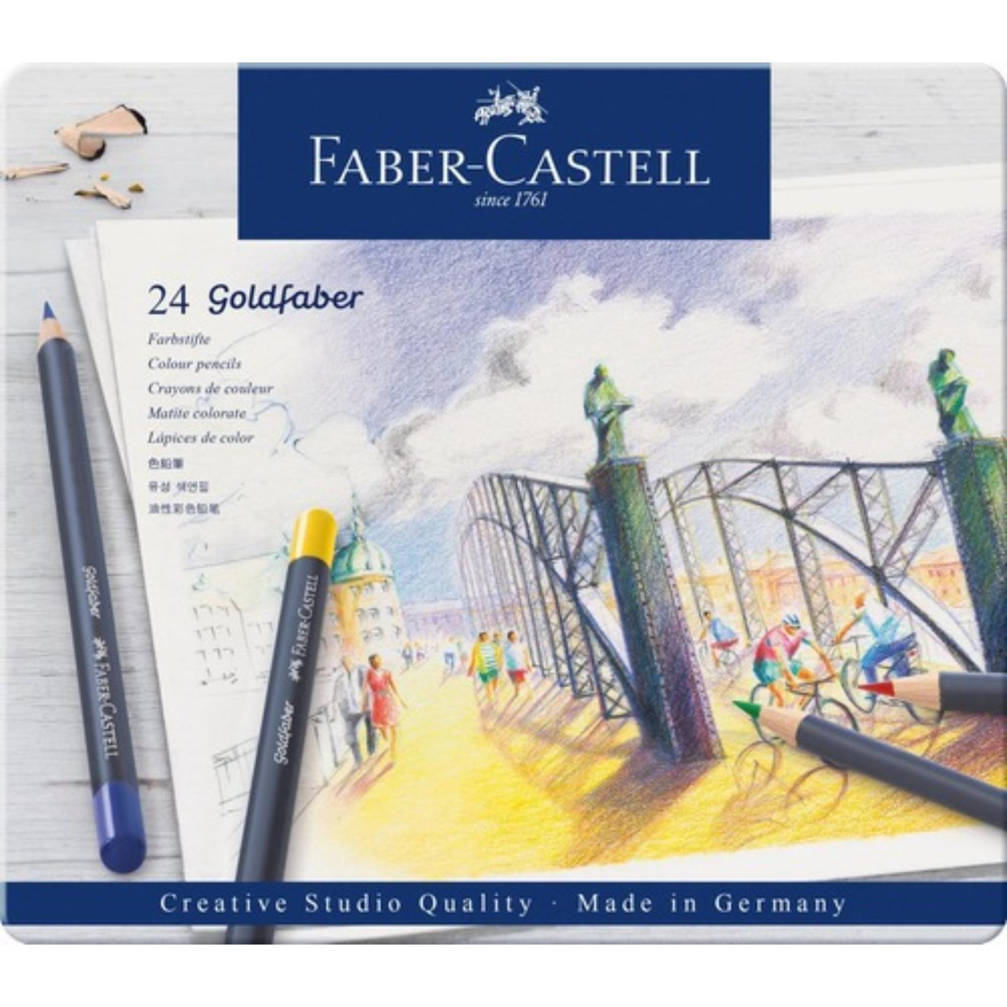 Lápiz De Color Goldfaberlata Metal Faber-Castell x24 Colores-2