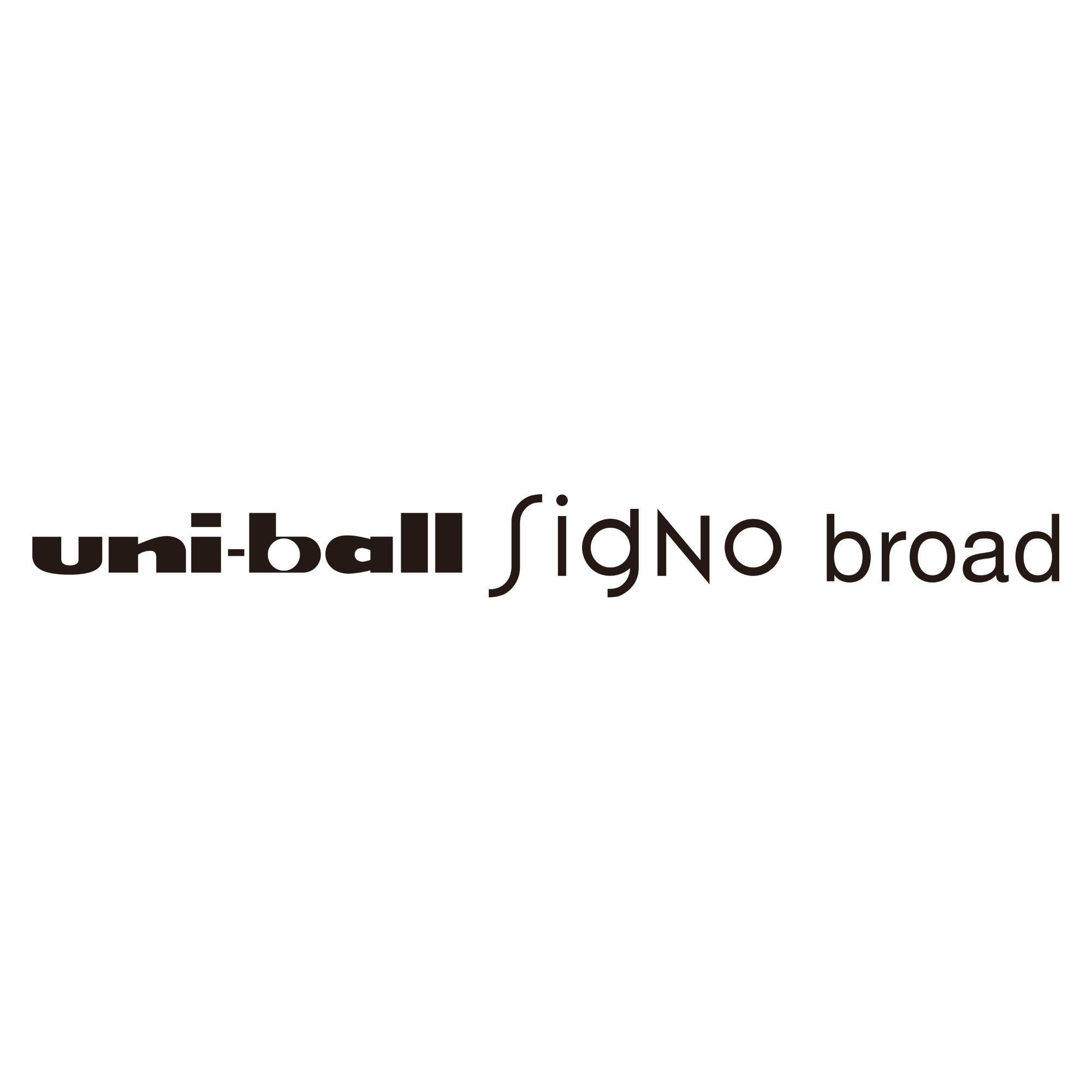 Lápices Gel Uniball Signo broad BC x3 blanco/dorado/plateado-6