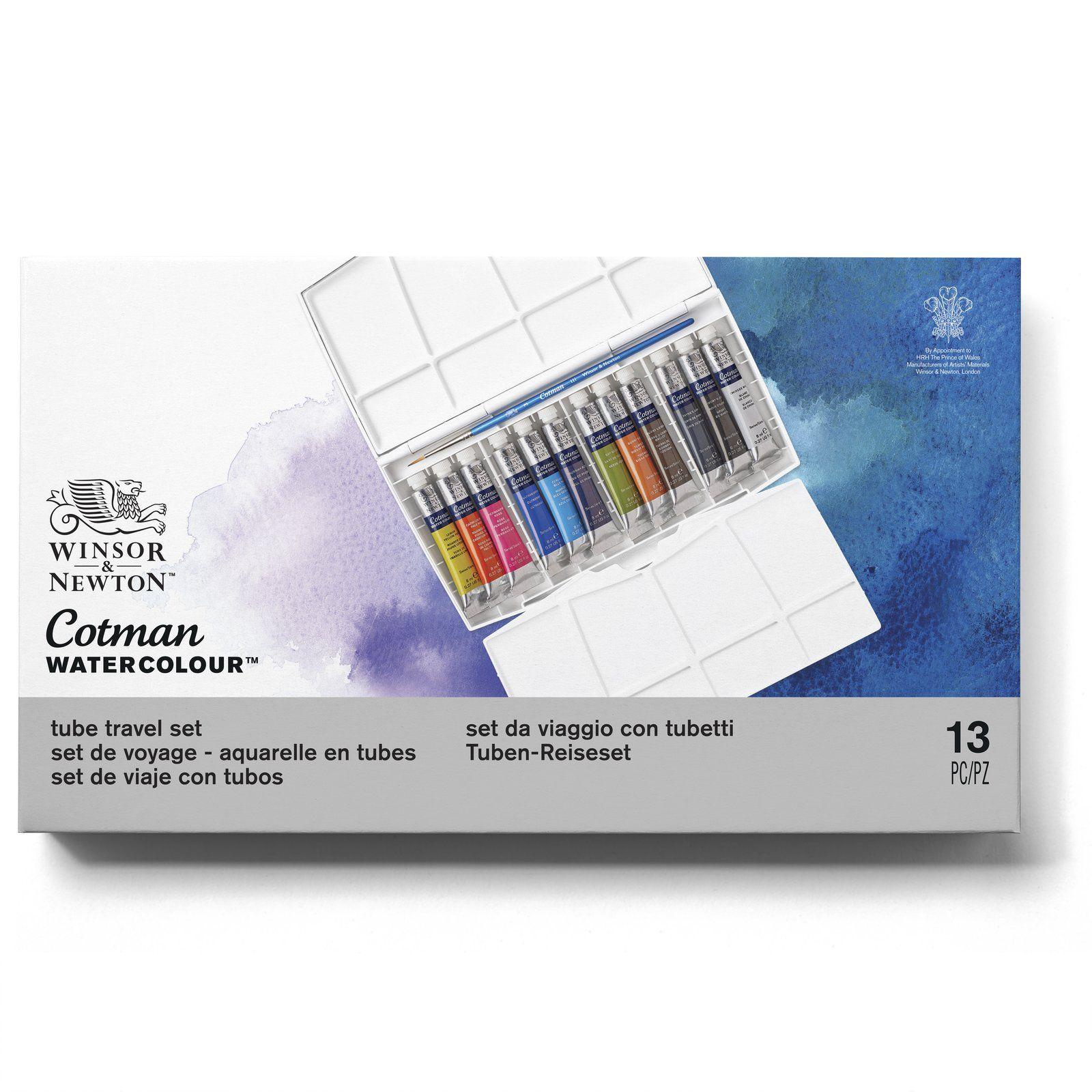 Acuarela Cotman winsor & Newton 12 Medio Godet Paint Plus-0