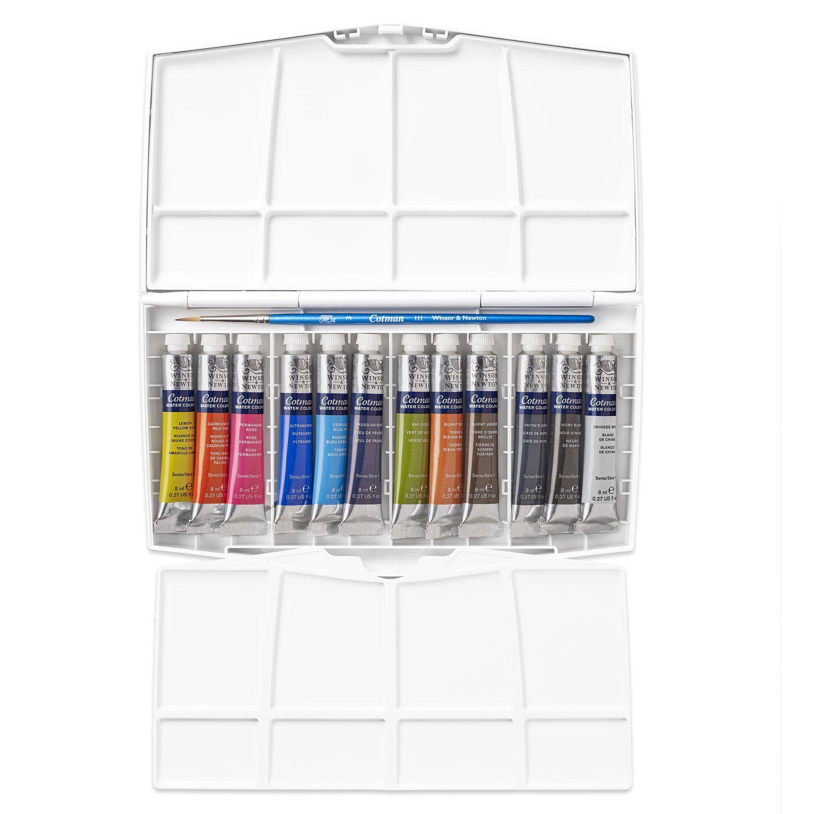 Acuarela Cotman winsor & Newton 12 Medio Godet Paint Plus-4